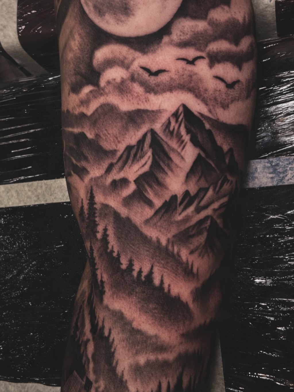 Tattoo by @nefdraws — black_and_grey, realism