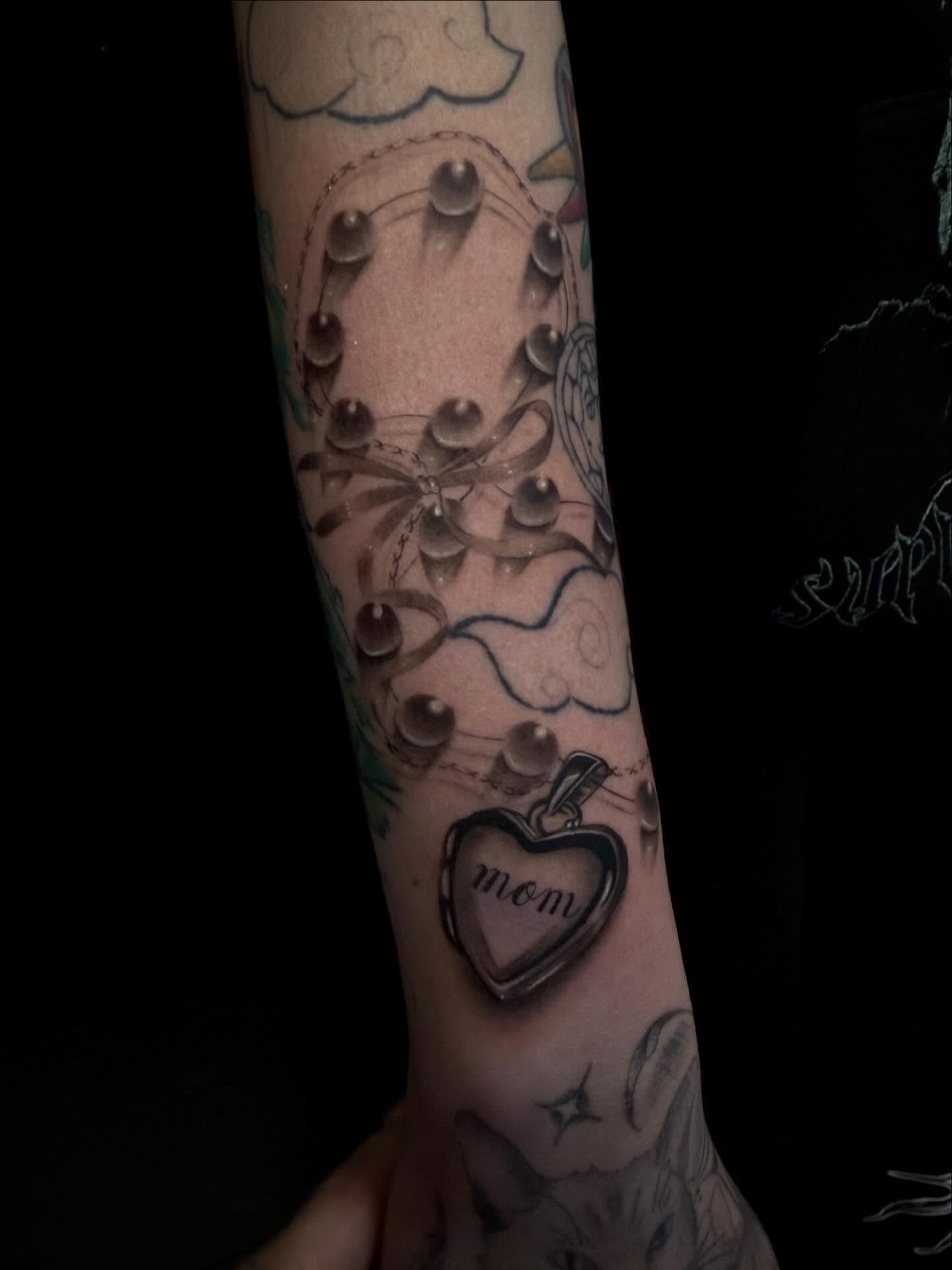 Tattoo by @fuxwithamber β realism, lettering_script