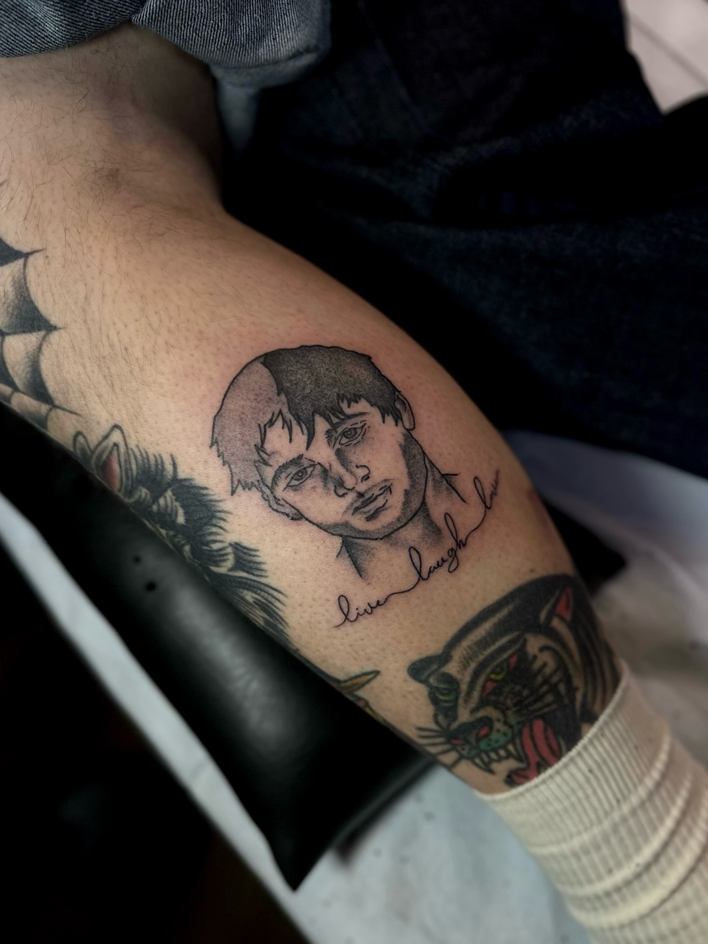 Tattoo by @lnrnts — black_and_grey, realism