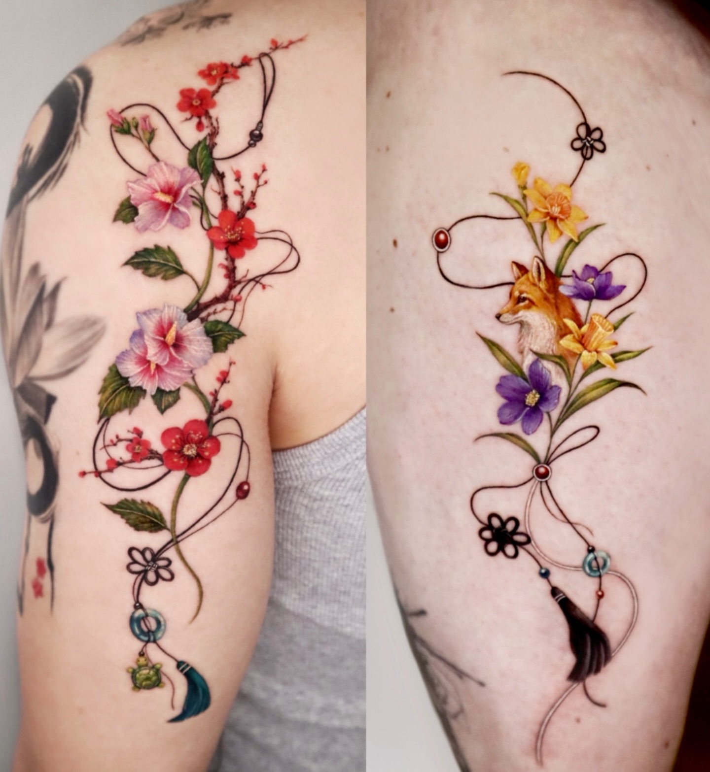Tattoo by @miiu_tattoo — watercolor, new_school