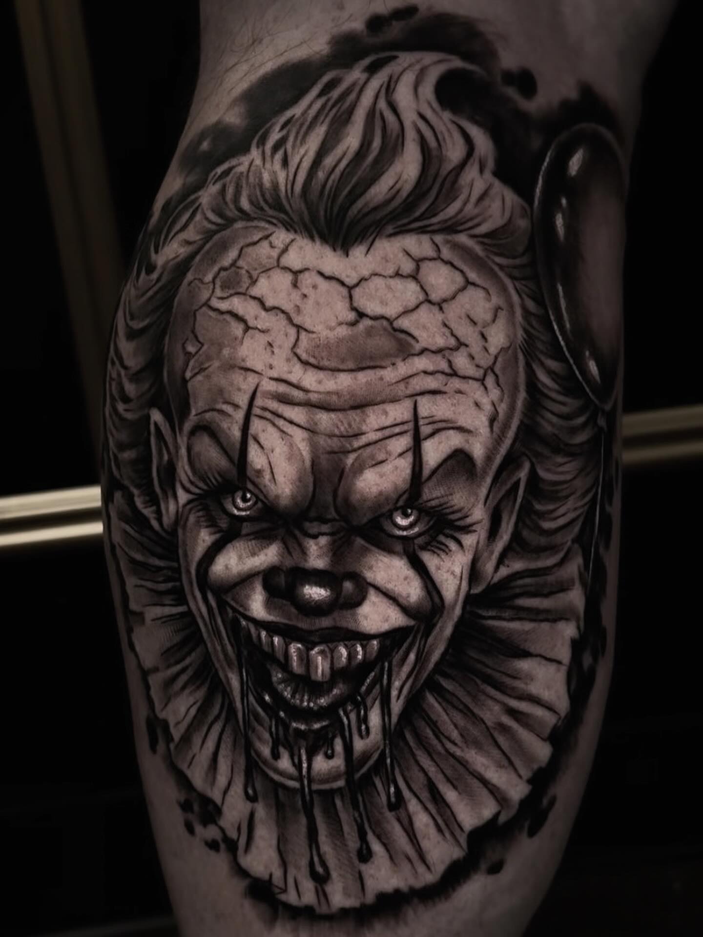 Tattoo by @kasey.tattoos โ black_and_grey, realism
