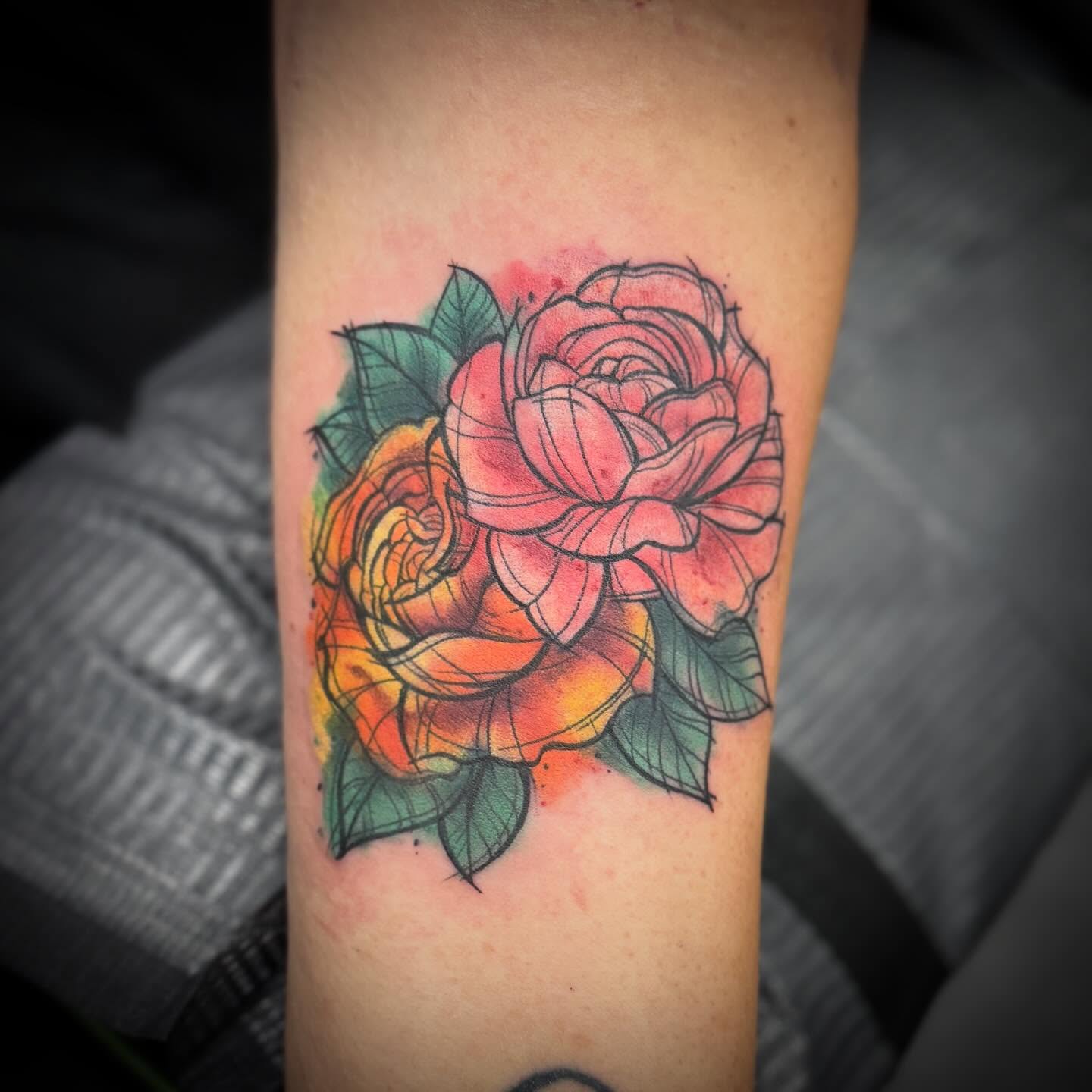 Tattoo by @marble_ink — watercolor