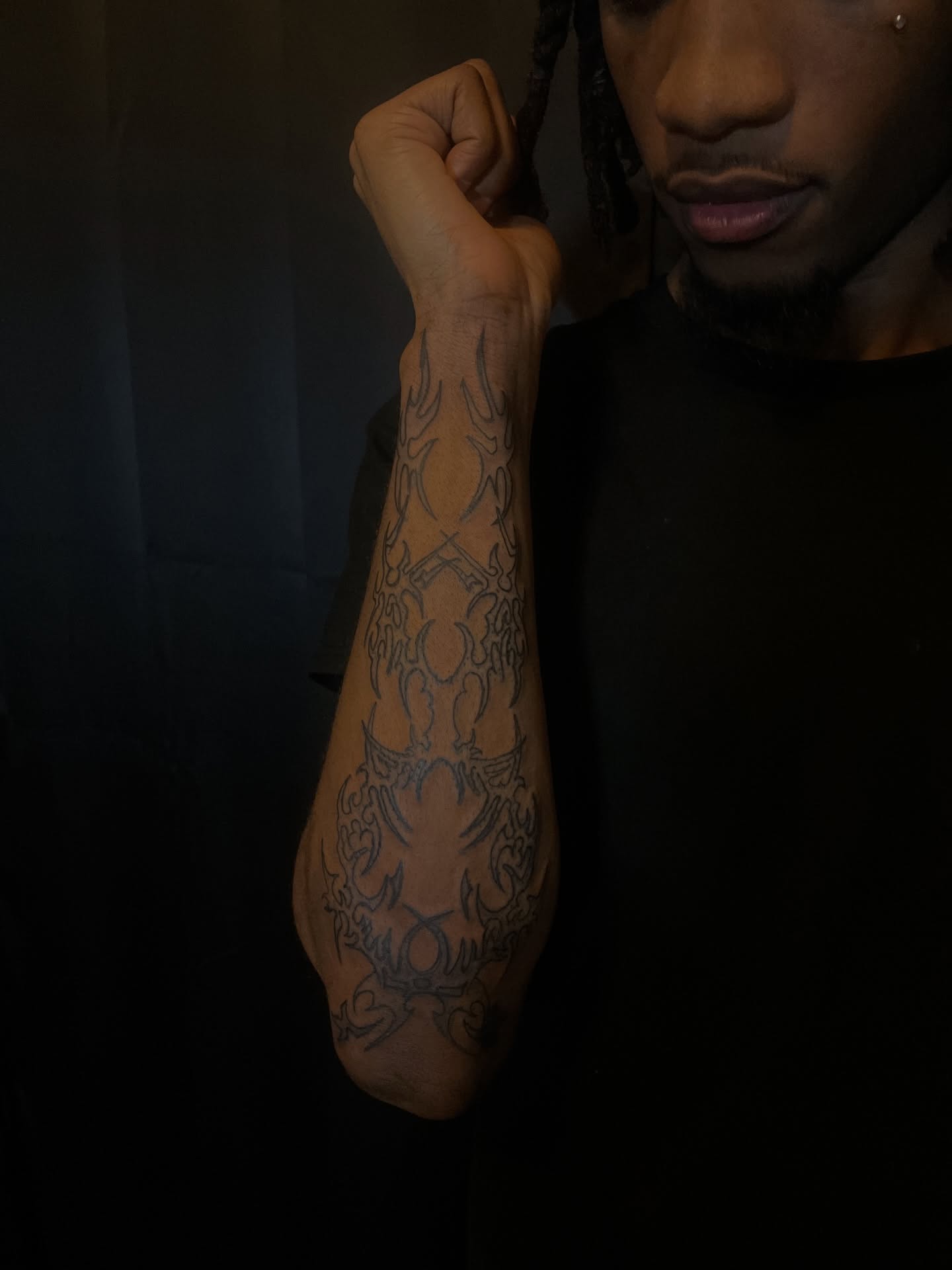 Tribal pattern tribal tattoo on the forearm by ɴᴏᴍᴢ ᴅʏsᴇᴍʙᴏᴅɪᴍᴇɴᴛ