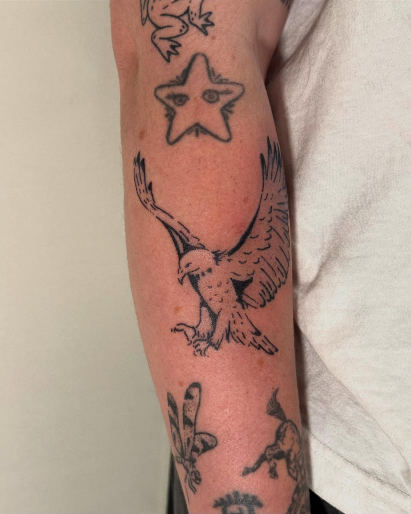 Tattoo by @kipandkoe — black_and_grey