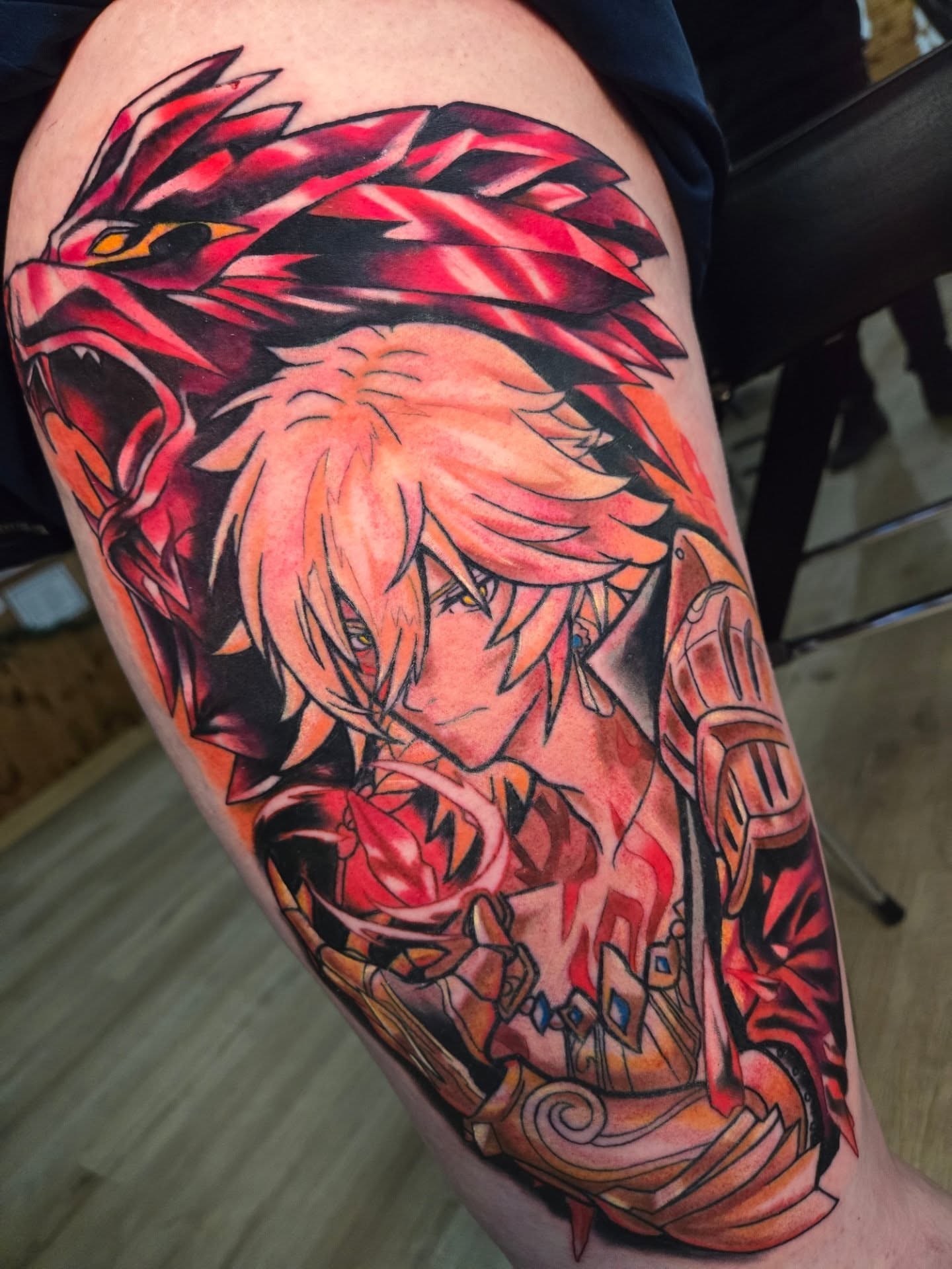 Tattoo by @destiny_paints — anime, illustrative