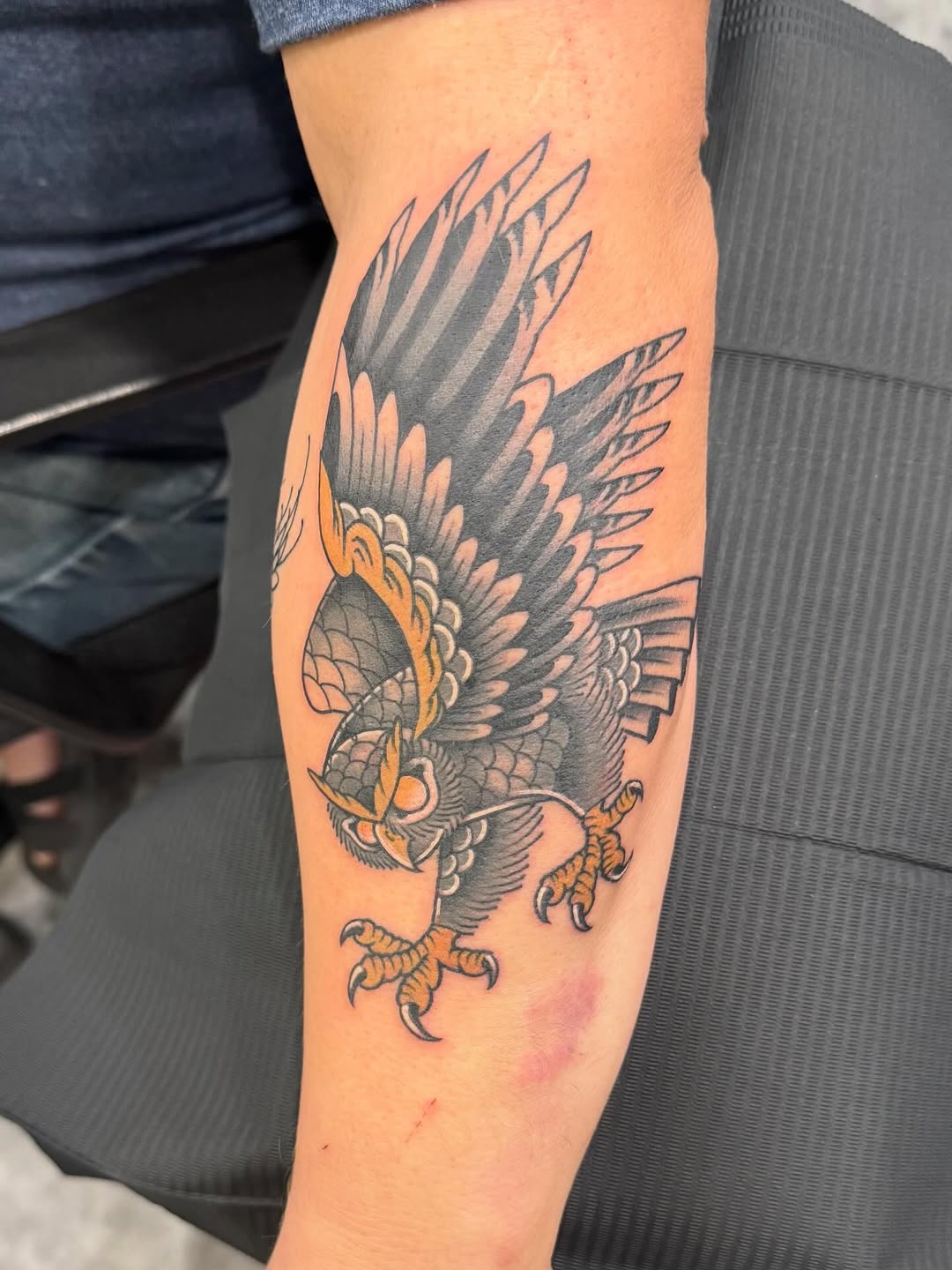 Tattoo by @jay13espinoza โ american_traditional, black_and_grey