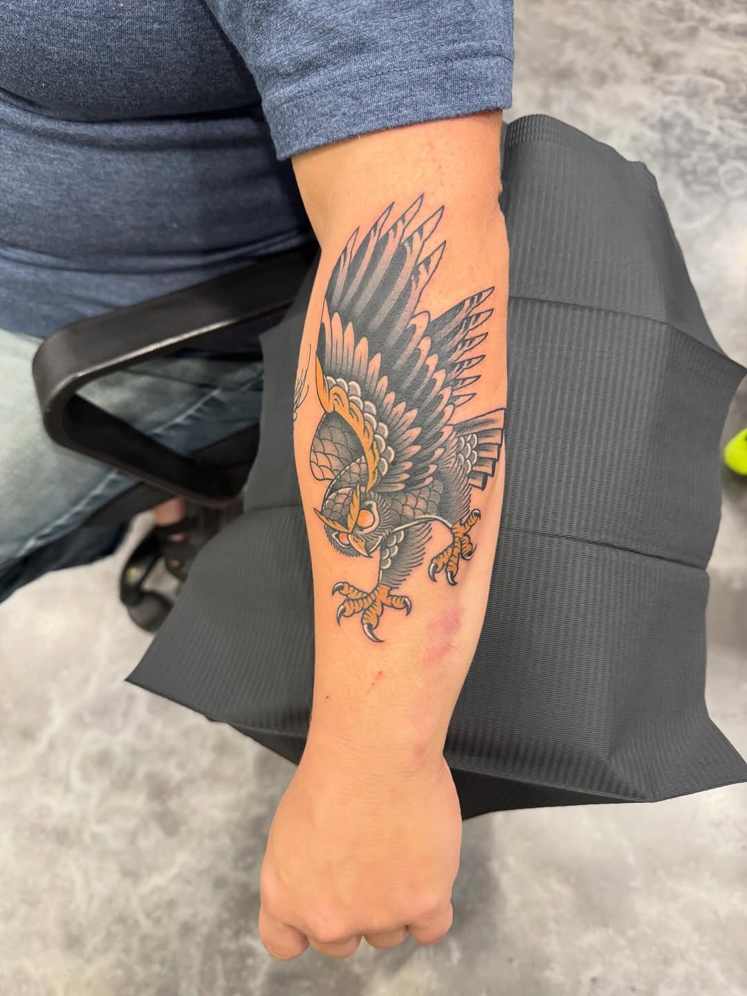 Tattoo by @jay13espinoza โ japanese_irezumi, american_traditional