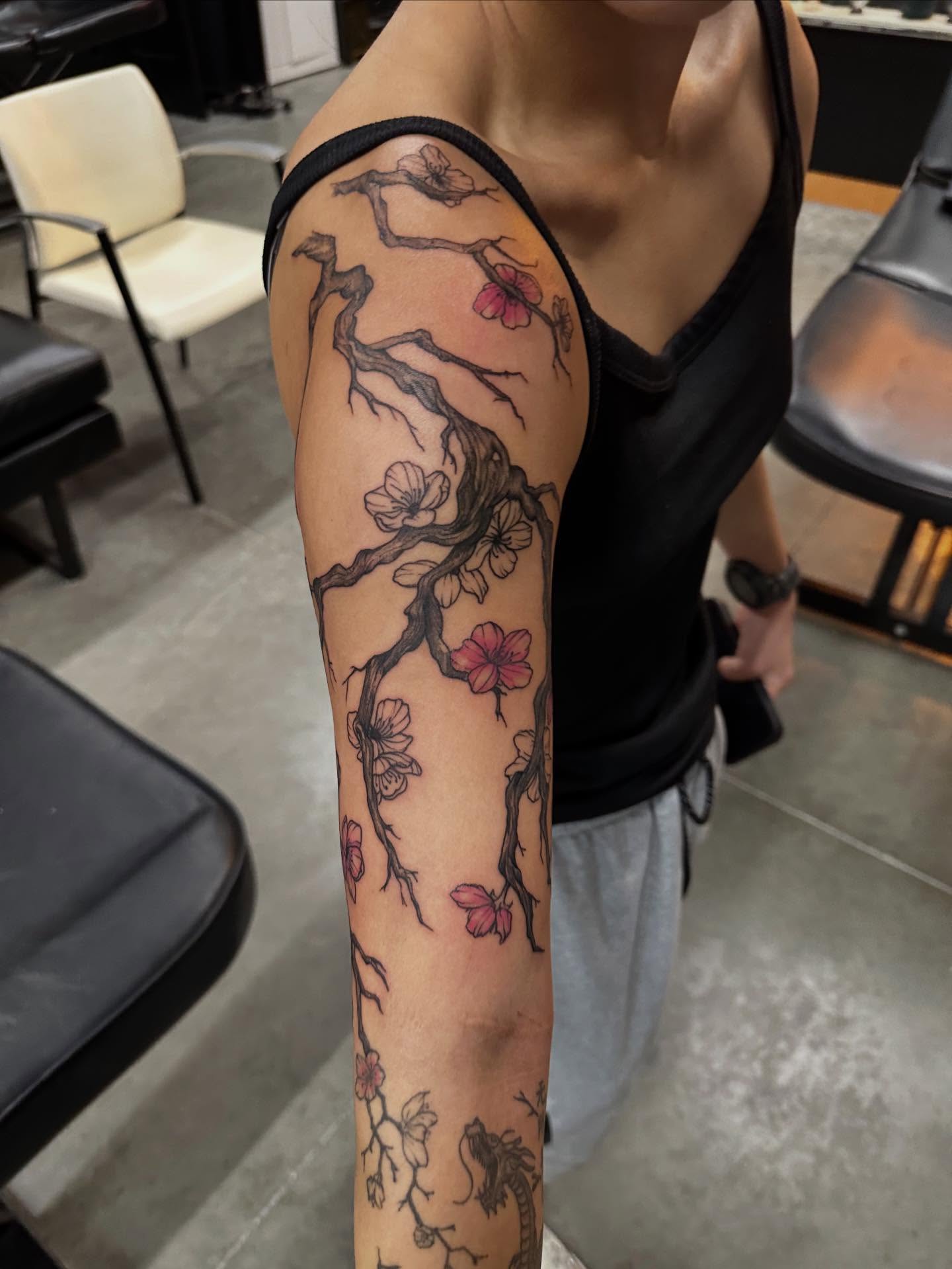 Tattoo by @gwt_artworks — black_and_grey