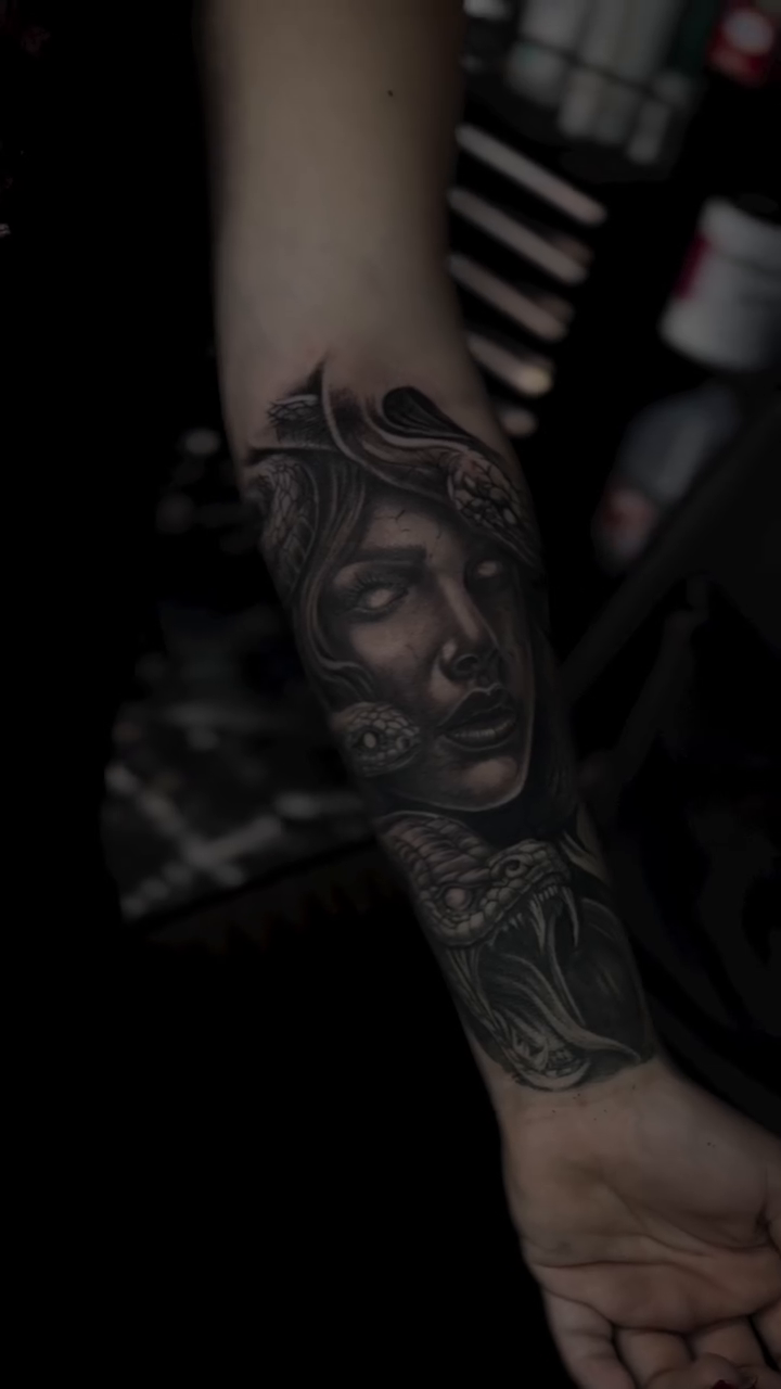 Tattoo by @_inkplug — realism, black_and_grey