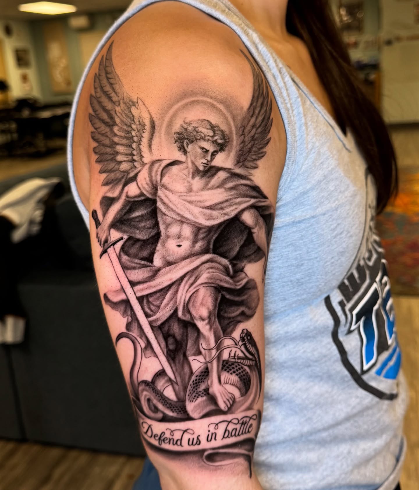 Tattoo by @marcosdavidart — black_and_grey, realism