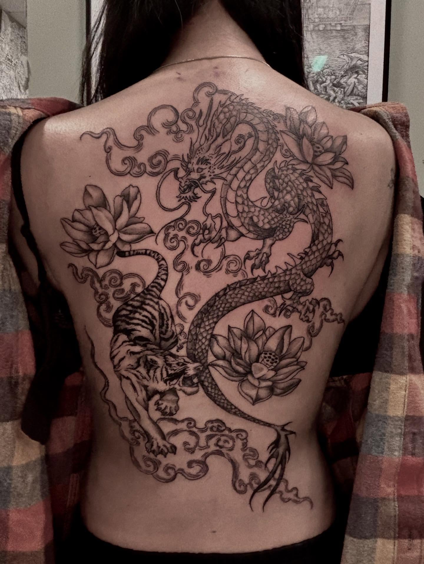 Tattoo by @sagerayink — black_and_grey