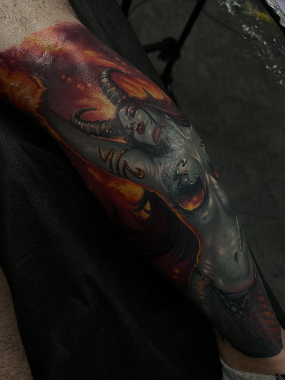 Tattoo by @howboutjesse_tattoos — realism, dark_realism