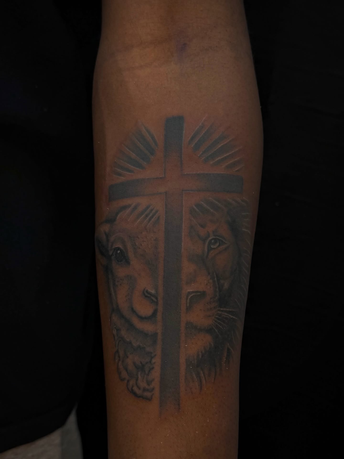 Tattoo by @inkofmine_byleo — black_and_grey, realism