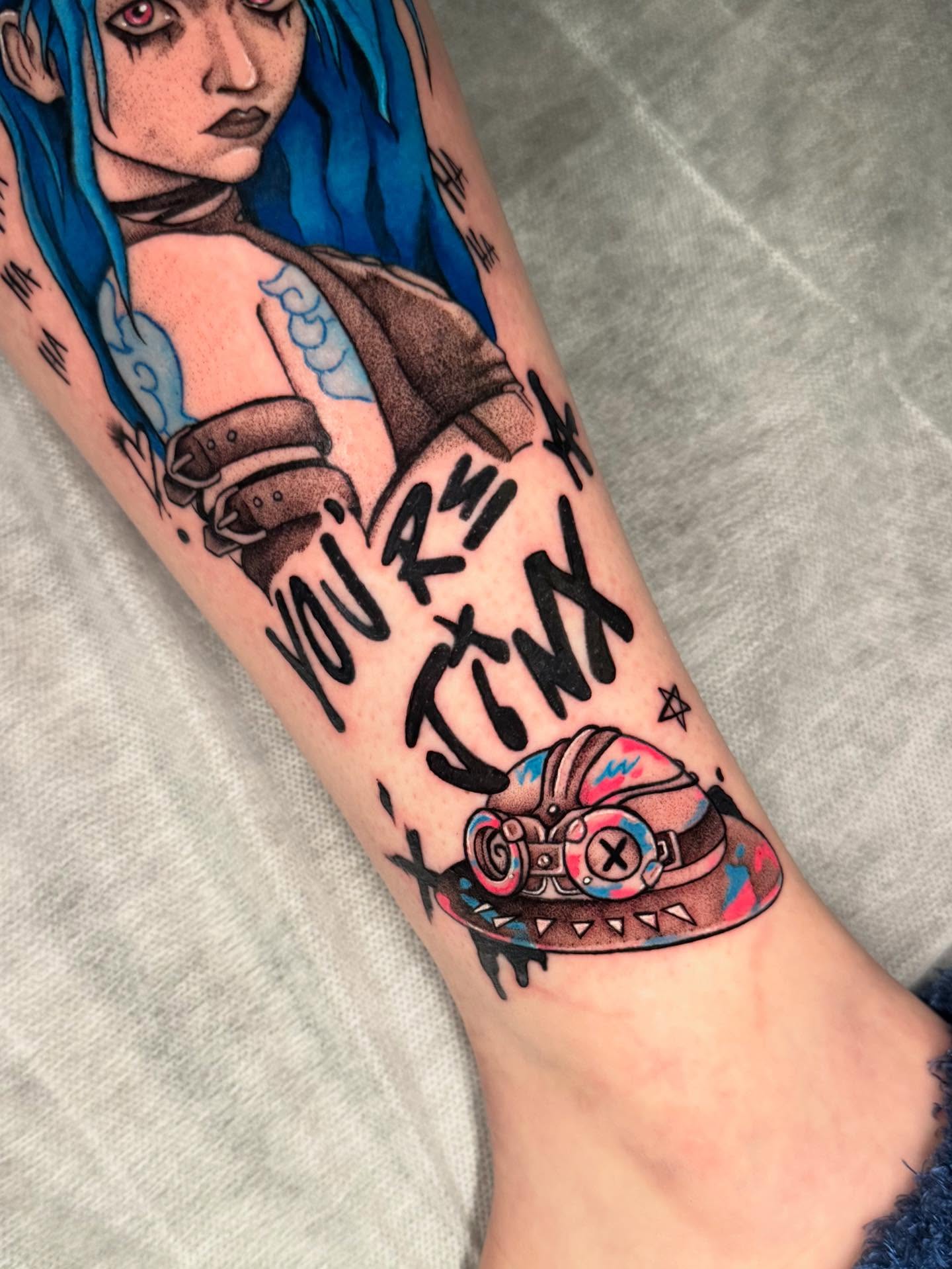Tattoo by @hackytats — anime