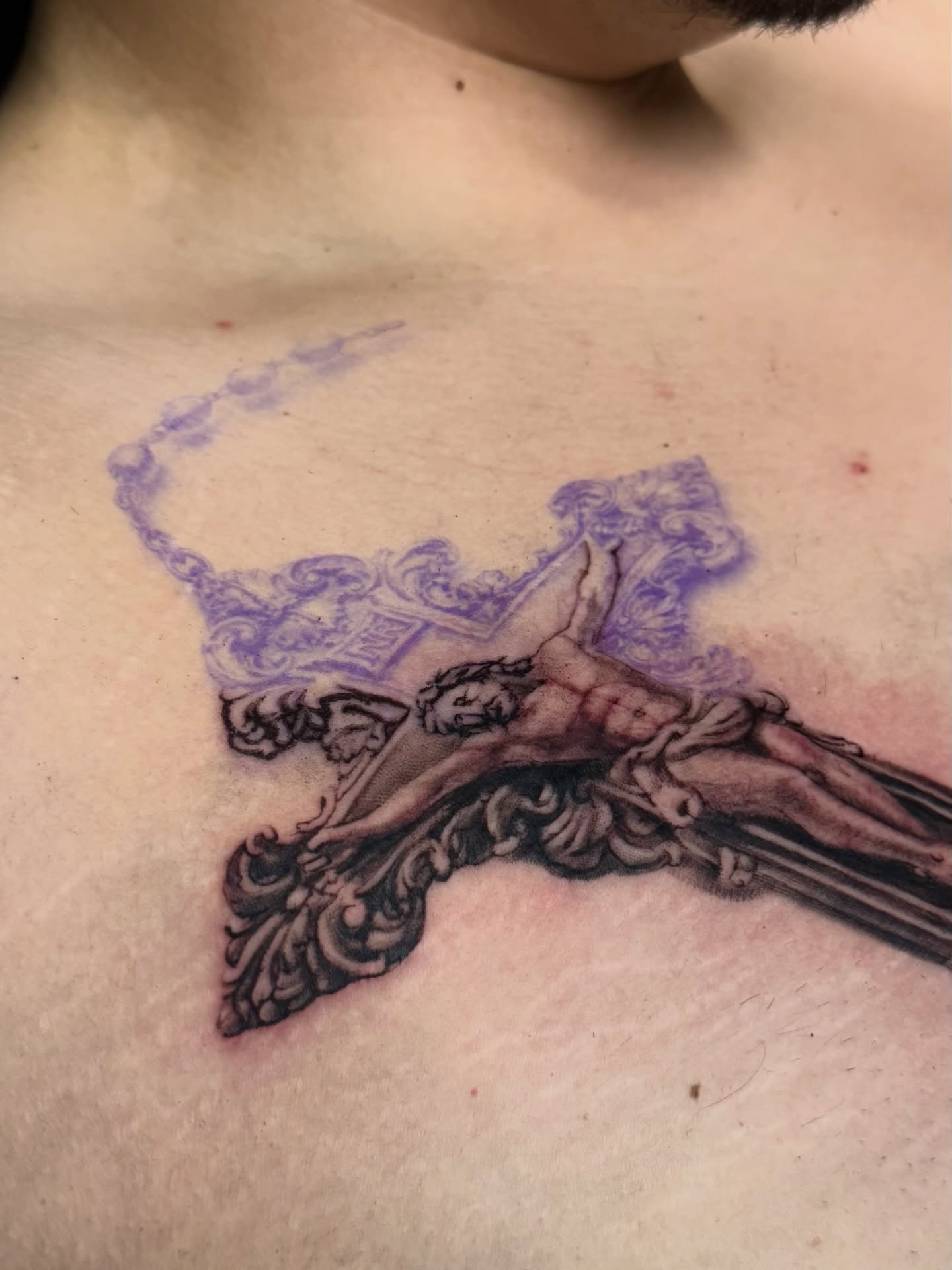 Tattoo by @morenotattoow — black_and_grey