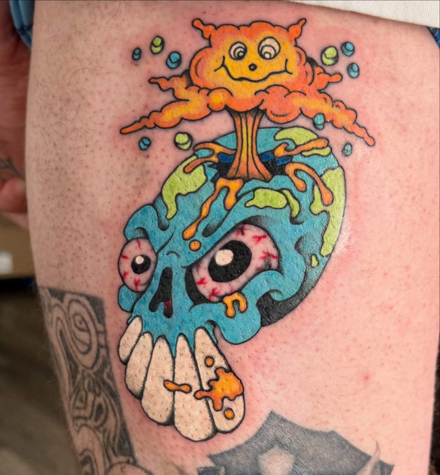 Tattoo by @lilcenzo — new_school, surrealism