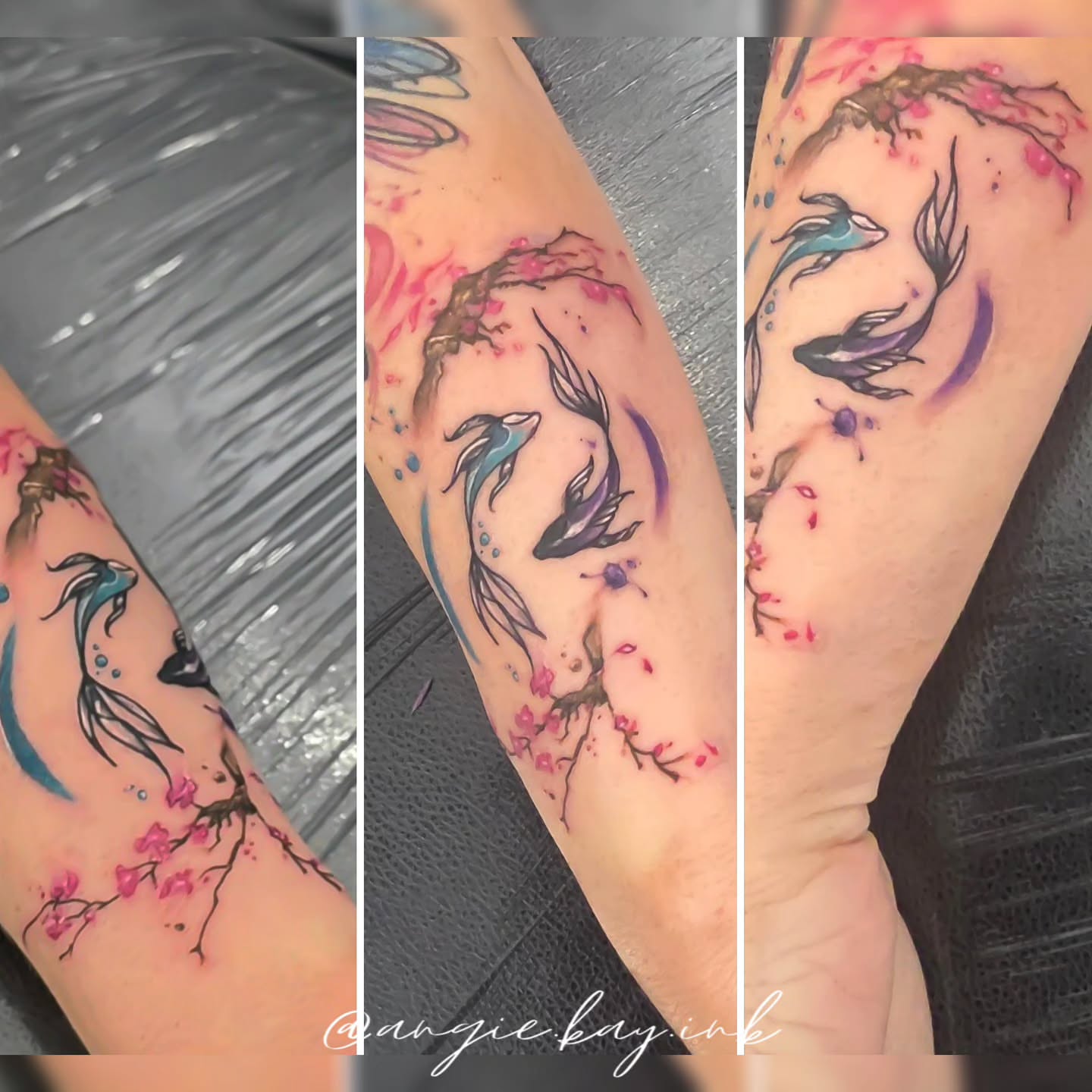 Tattoo by @angie.kay.ink — watercolor, new_school