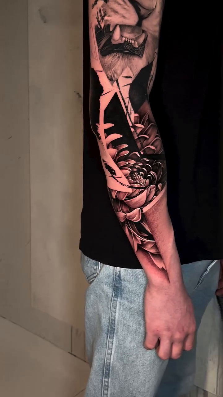 Tattoo by @profet_ink — black_and_grey, realism