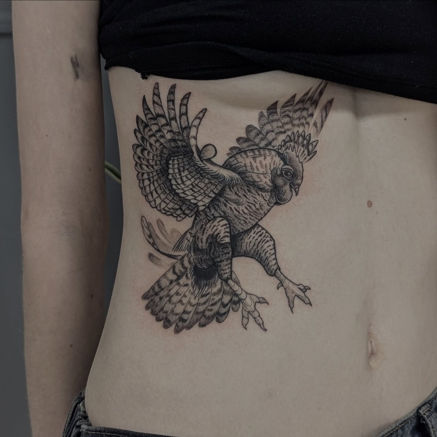 Tattoo by @bearclawtattoo — black_and_grey