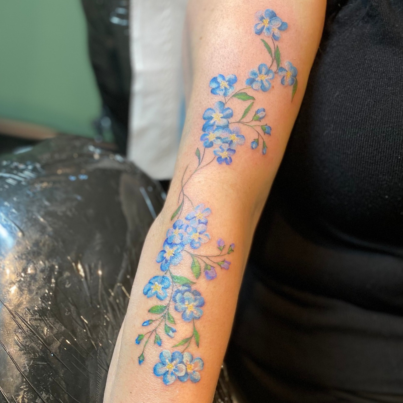 Tattoo by @carafrankenstein — watercolor