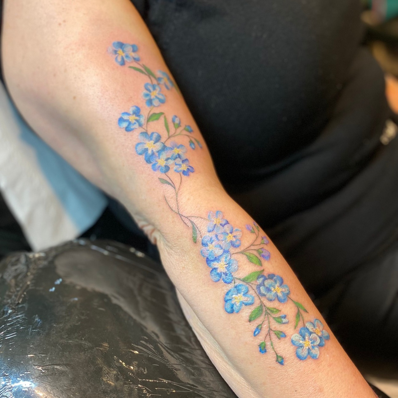 Tattoo by @carafrankenstein — watercolor