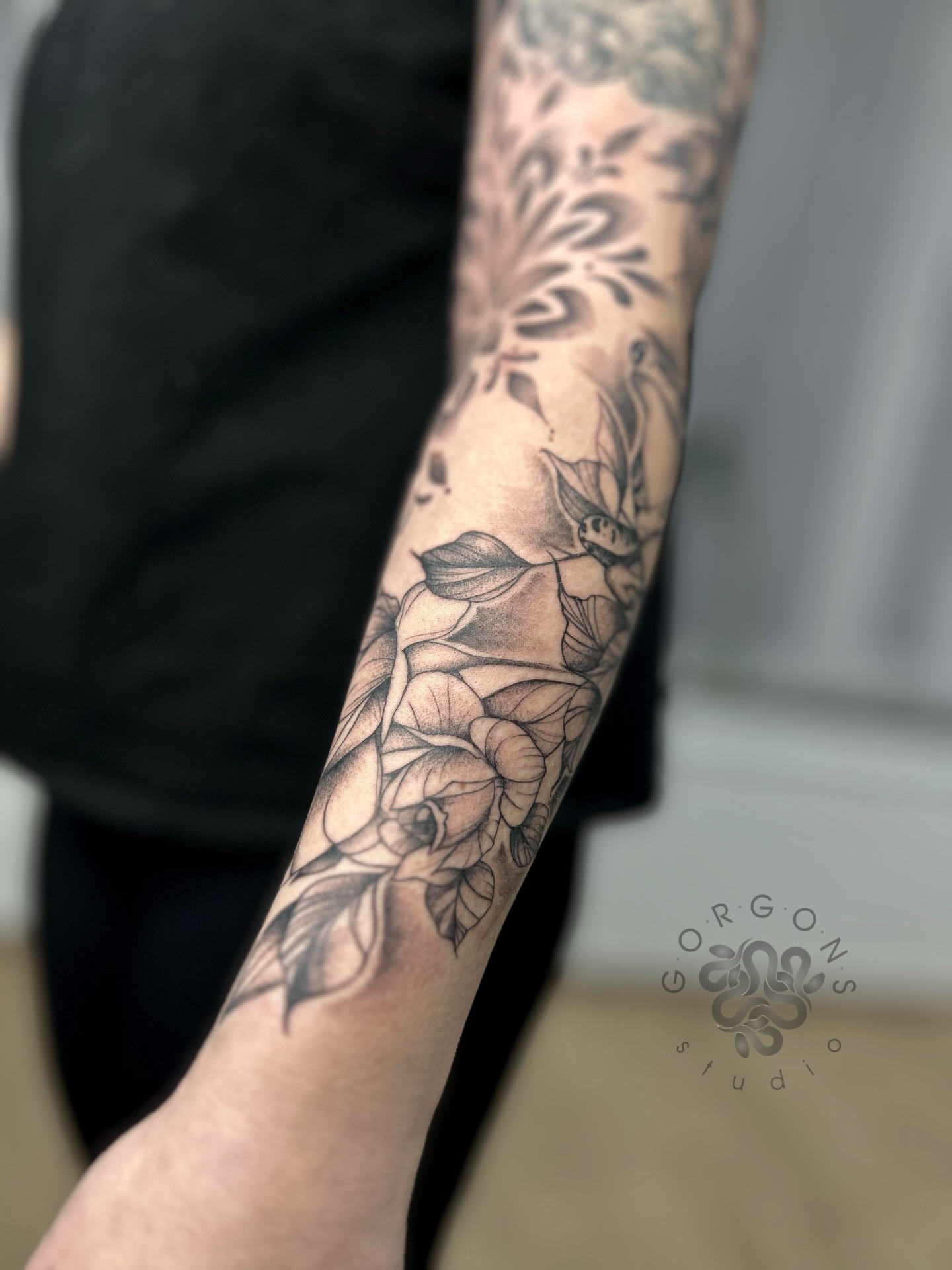 Tattoo by @tygydyk.tattoo — black_and_grey