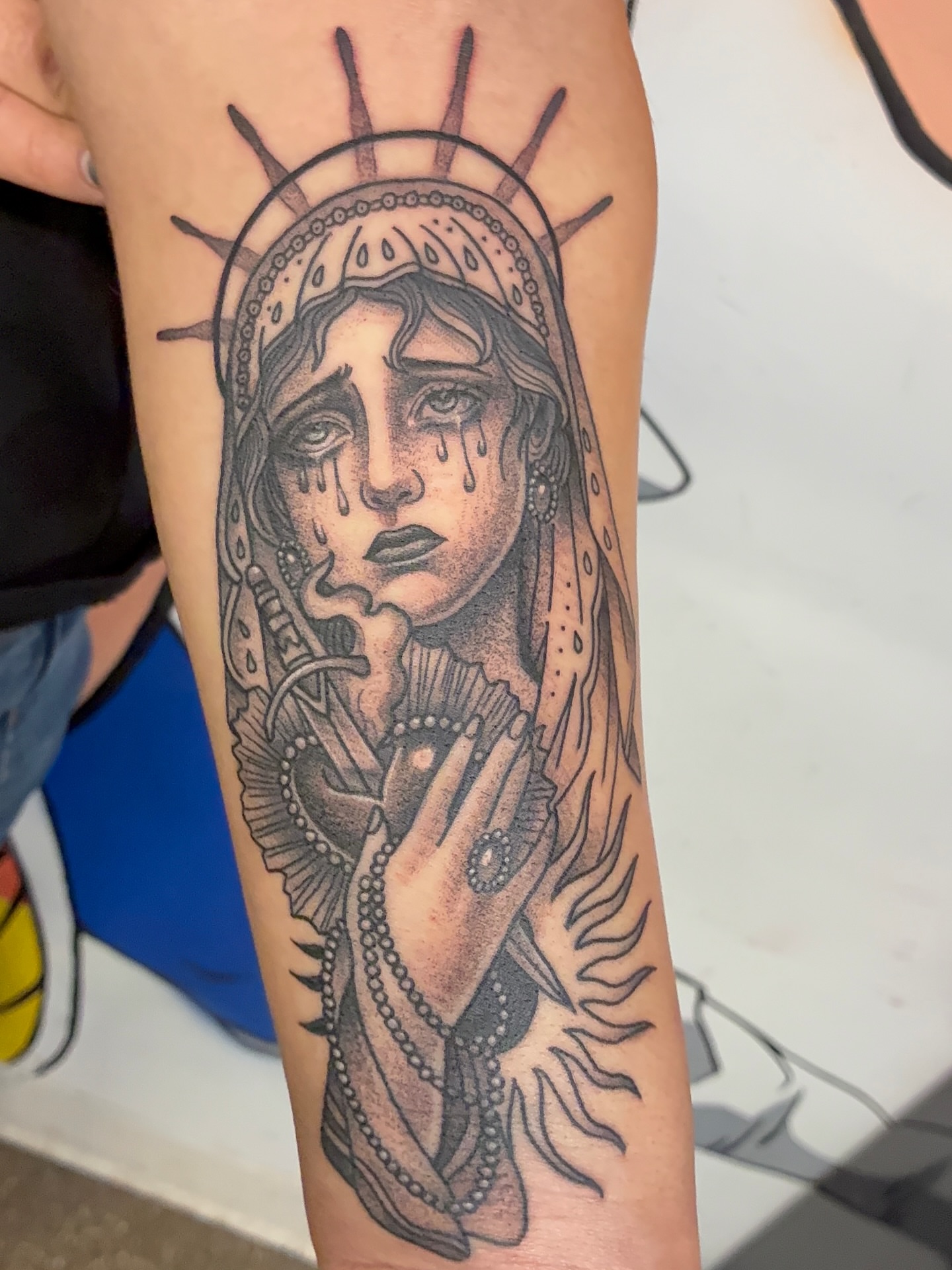 Tattoo by @jinx_inkz β black_and_grey, realism
