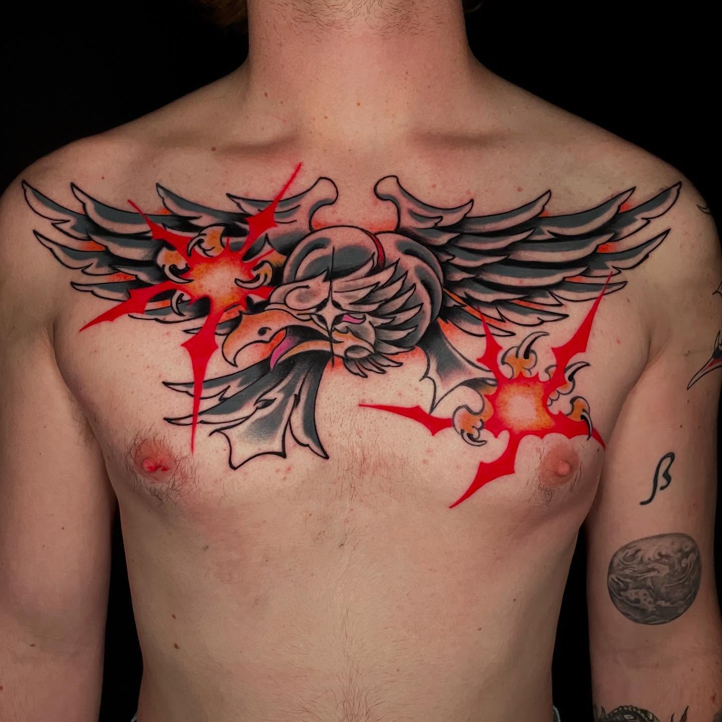 Tattoo by @zurdouno — american_traditional, black_and_grey