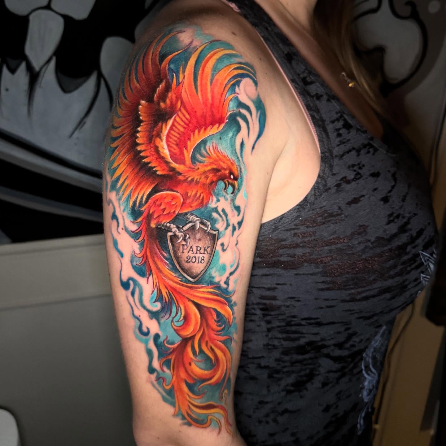 Tattoo by @ryaneugene1 — new_school, realism