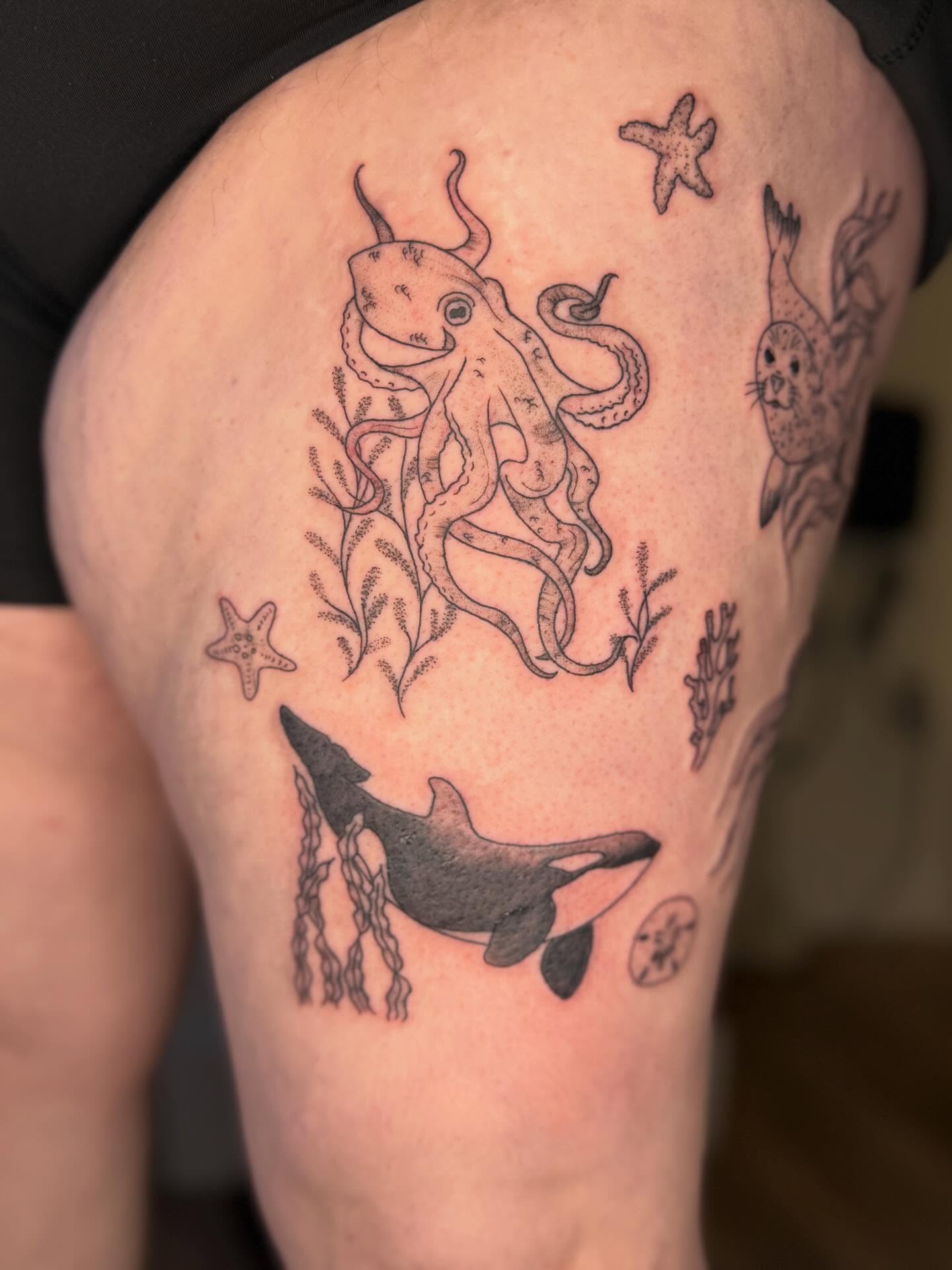 Tattoo by @blackopalinktattoos โ black_and_grey