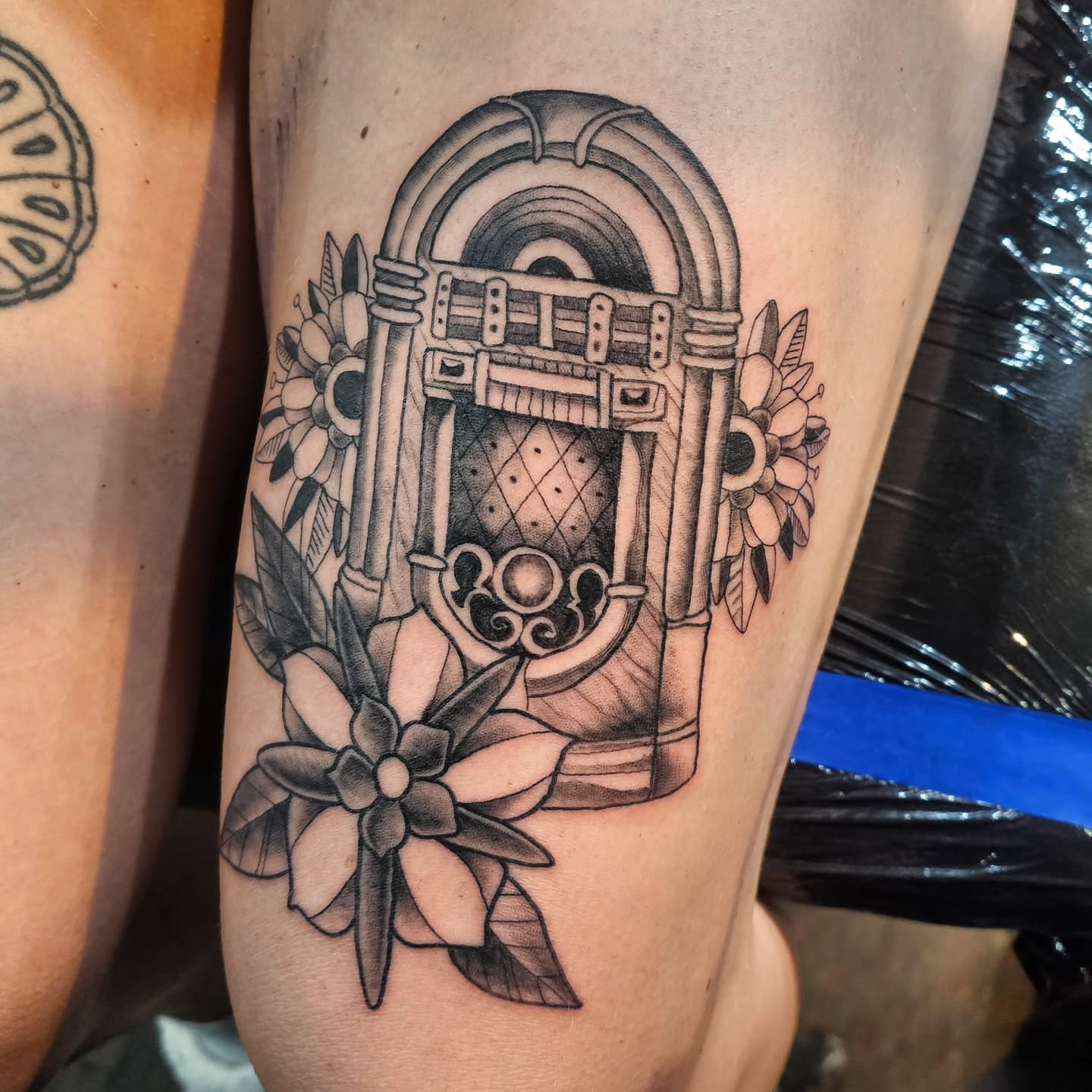 Tattoo by @remnantironandart — black_and_grey