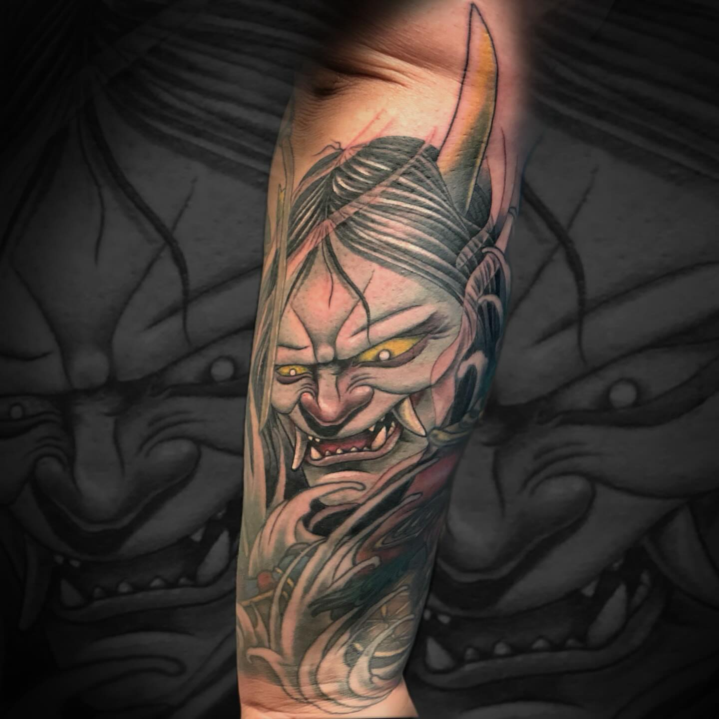 Tattoo by @skerrybrownie — american_traditional, dark_realism