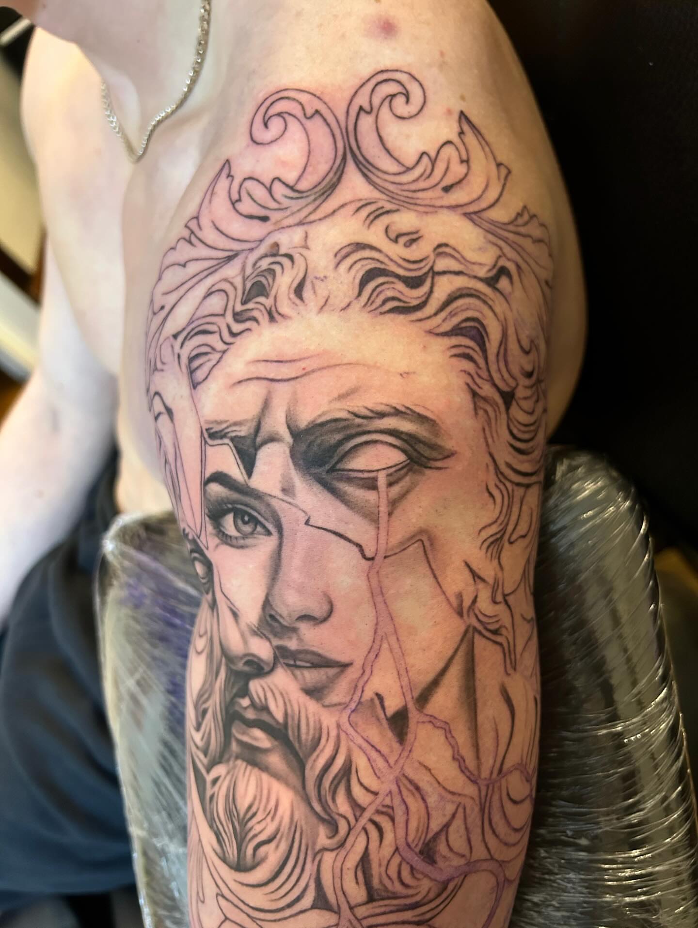 Tattoo by @khloztatz — realism, black_and_grey