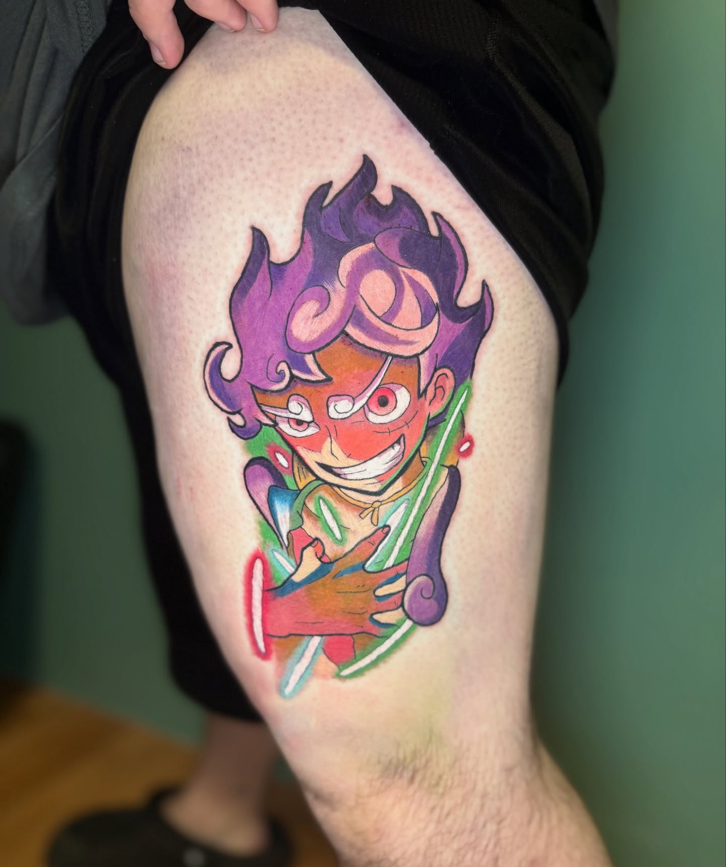 Tattoo by @benmckeetattoo — anime