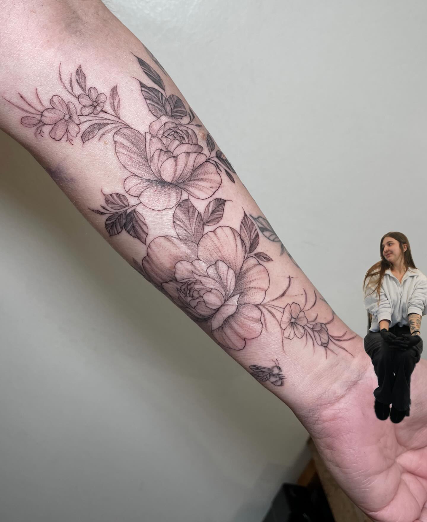 Tattoo by @inked.by_kloey — black_and_grey
