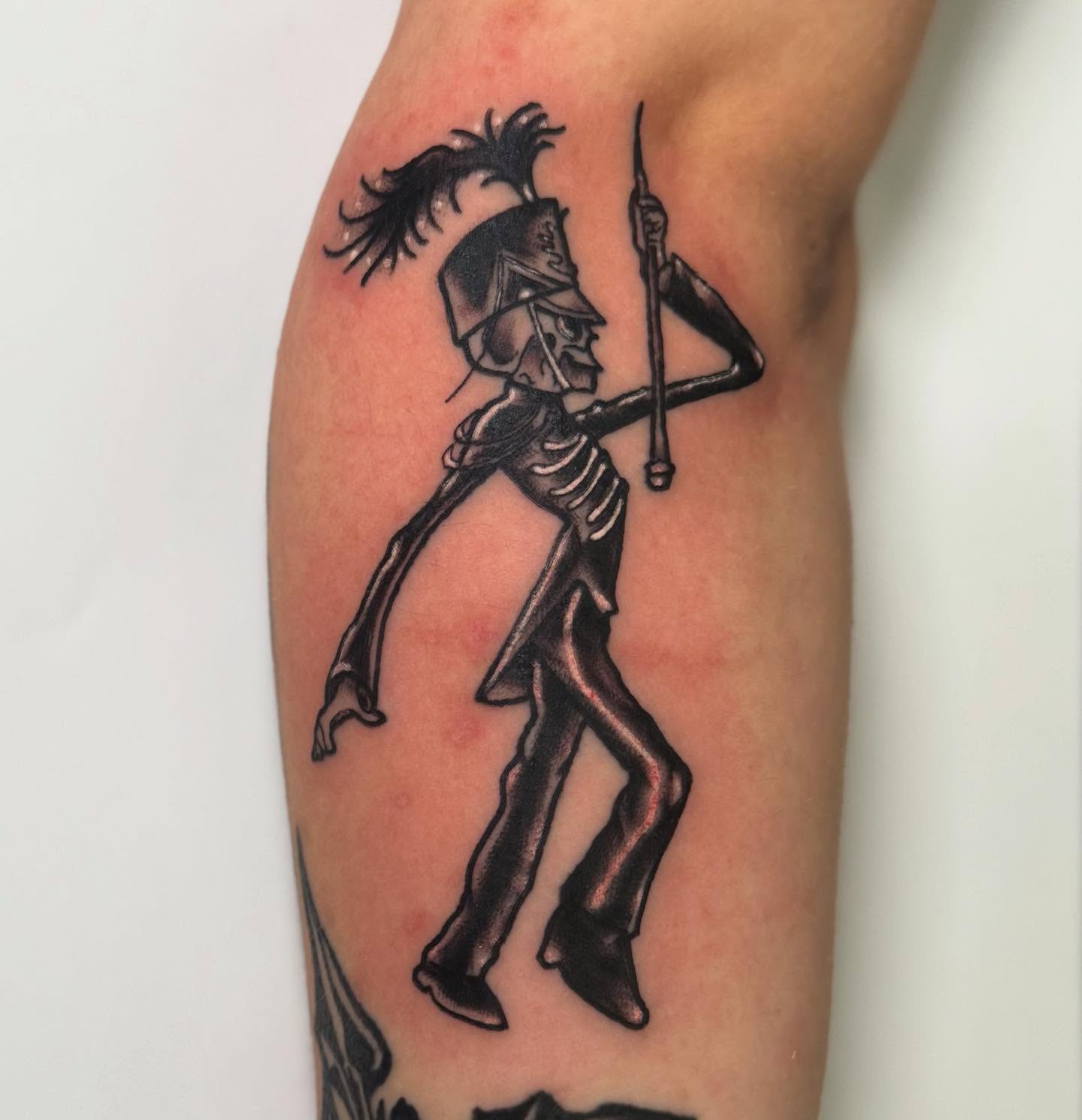 Tattoo by @dpatricktattoo — black_and_grey