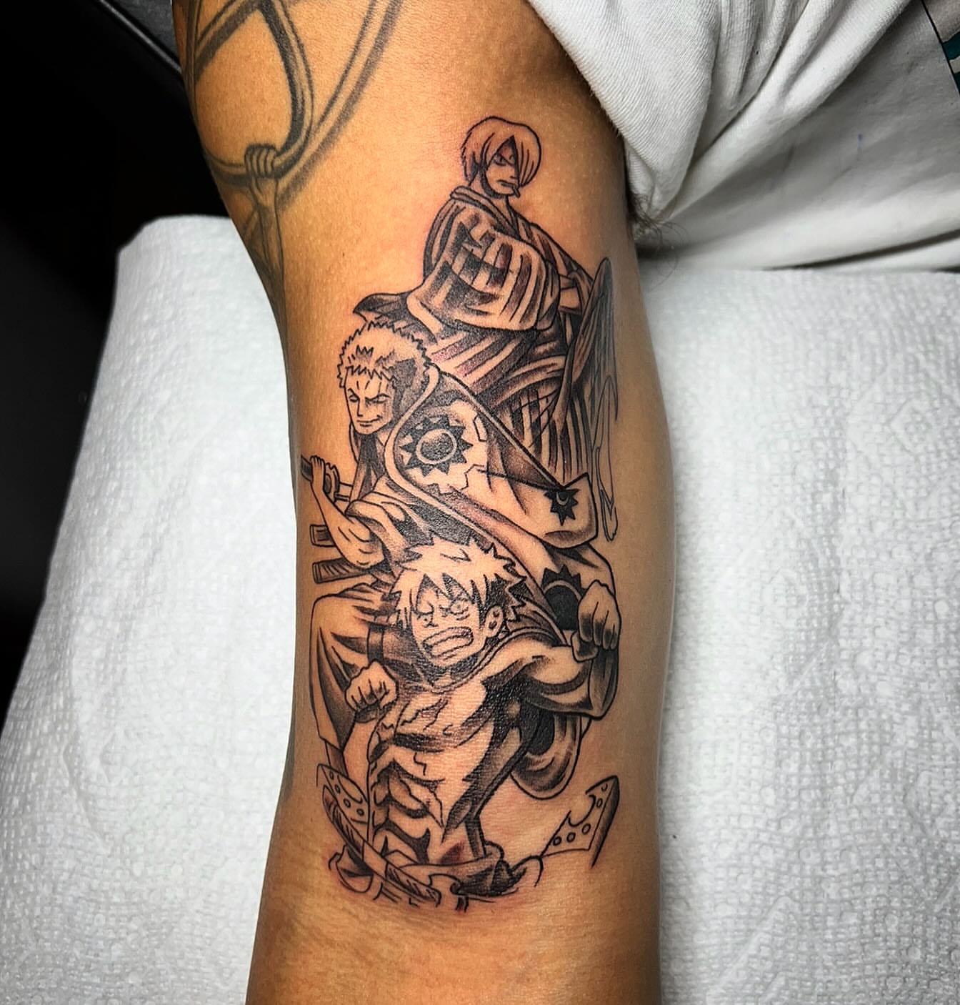 Tattoo by @jay723 — black_and_grey, realism