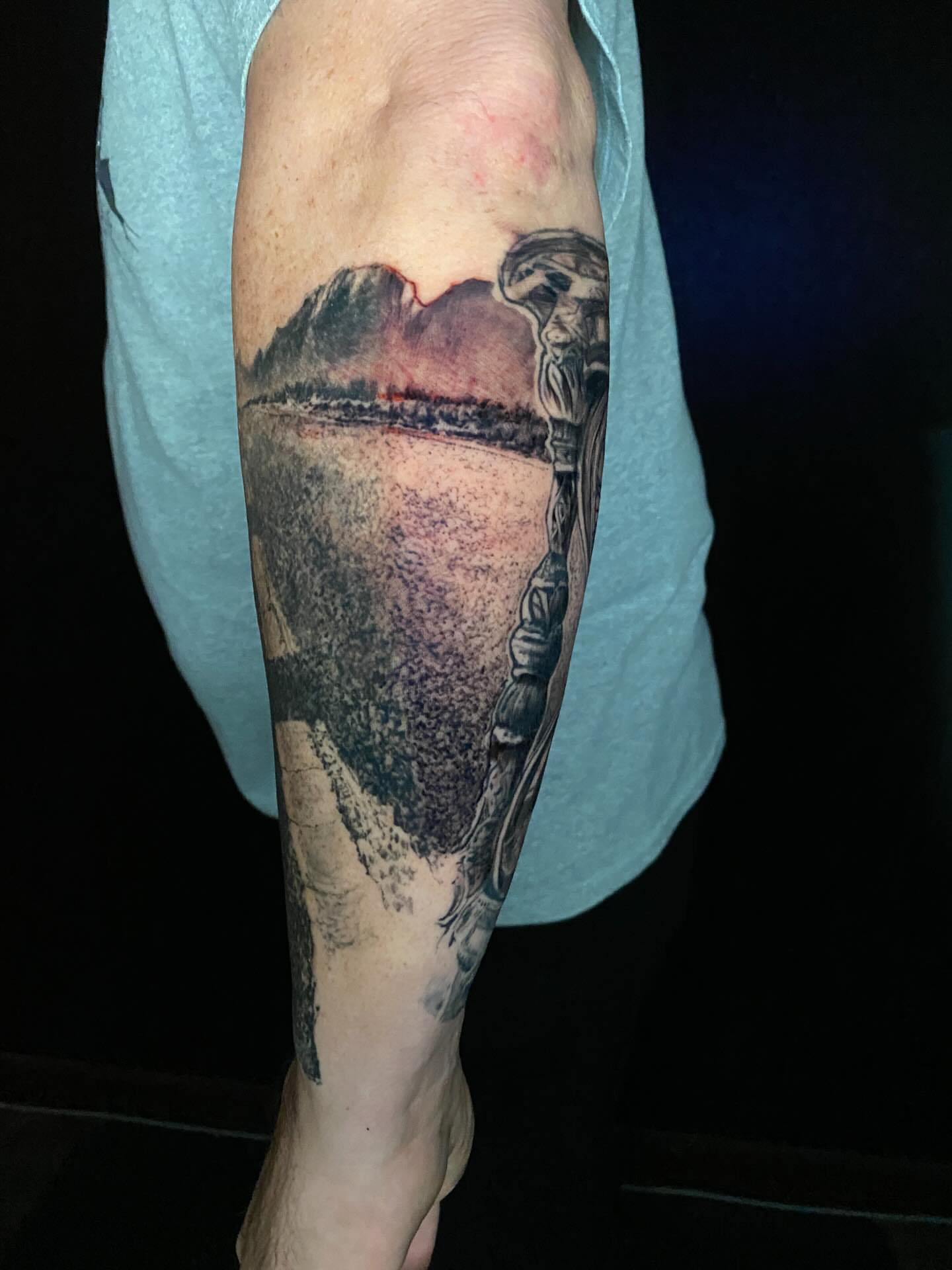 Tattoo by @tattooartist_dano — realism, dotwork
