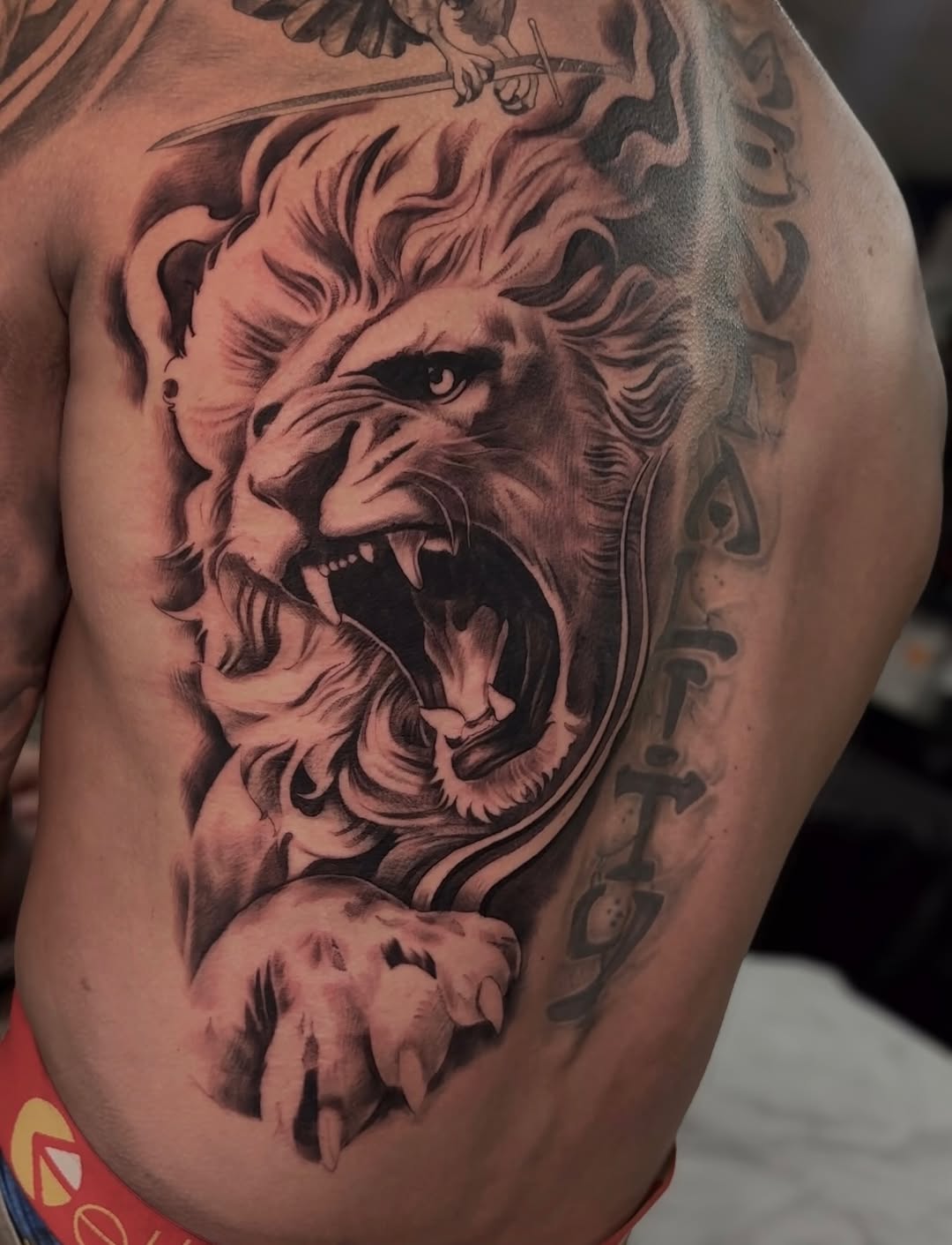Tattoo by @morrisontattooer — realism, black_and_grey