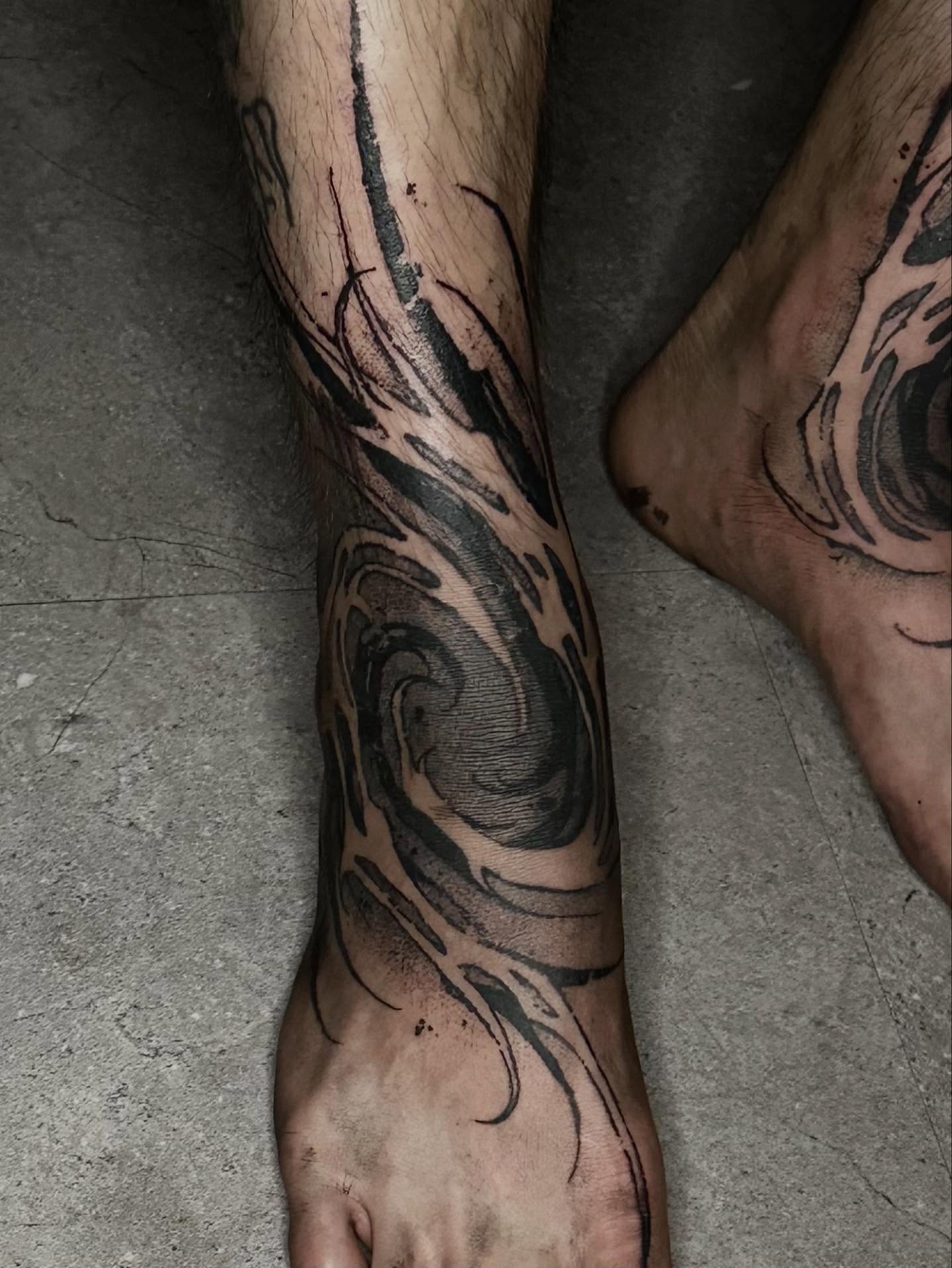 Tattoo by @blacklagoon___ — black_and_grey