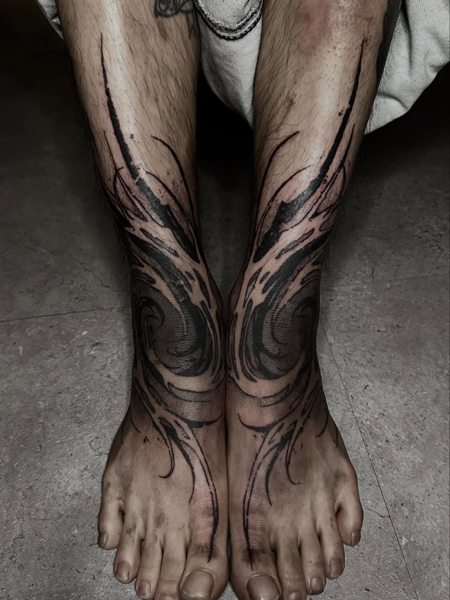 Tattoo by @blacklagoon___ — tribal