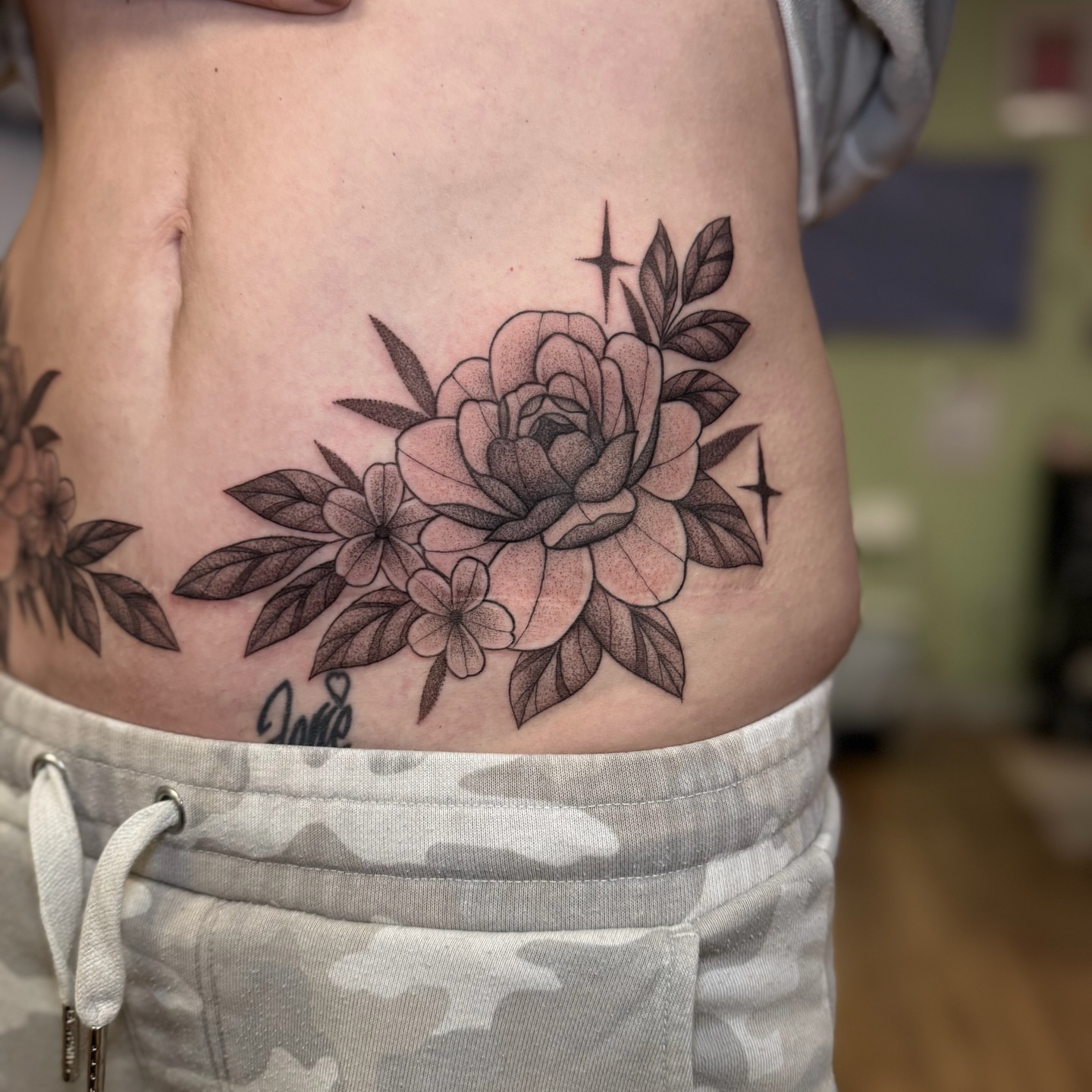 Tattoo by @copaceticink — dotwork