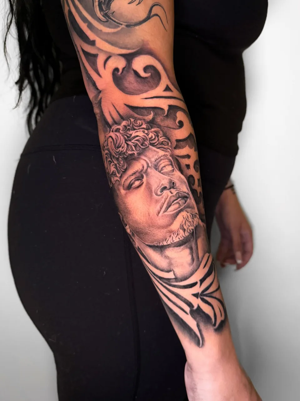 Tattoo by @jcharlescabral — realism, tribal
