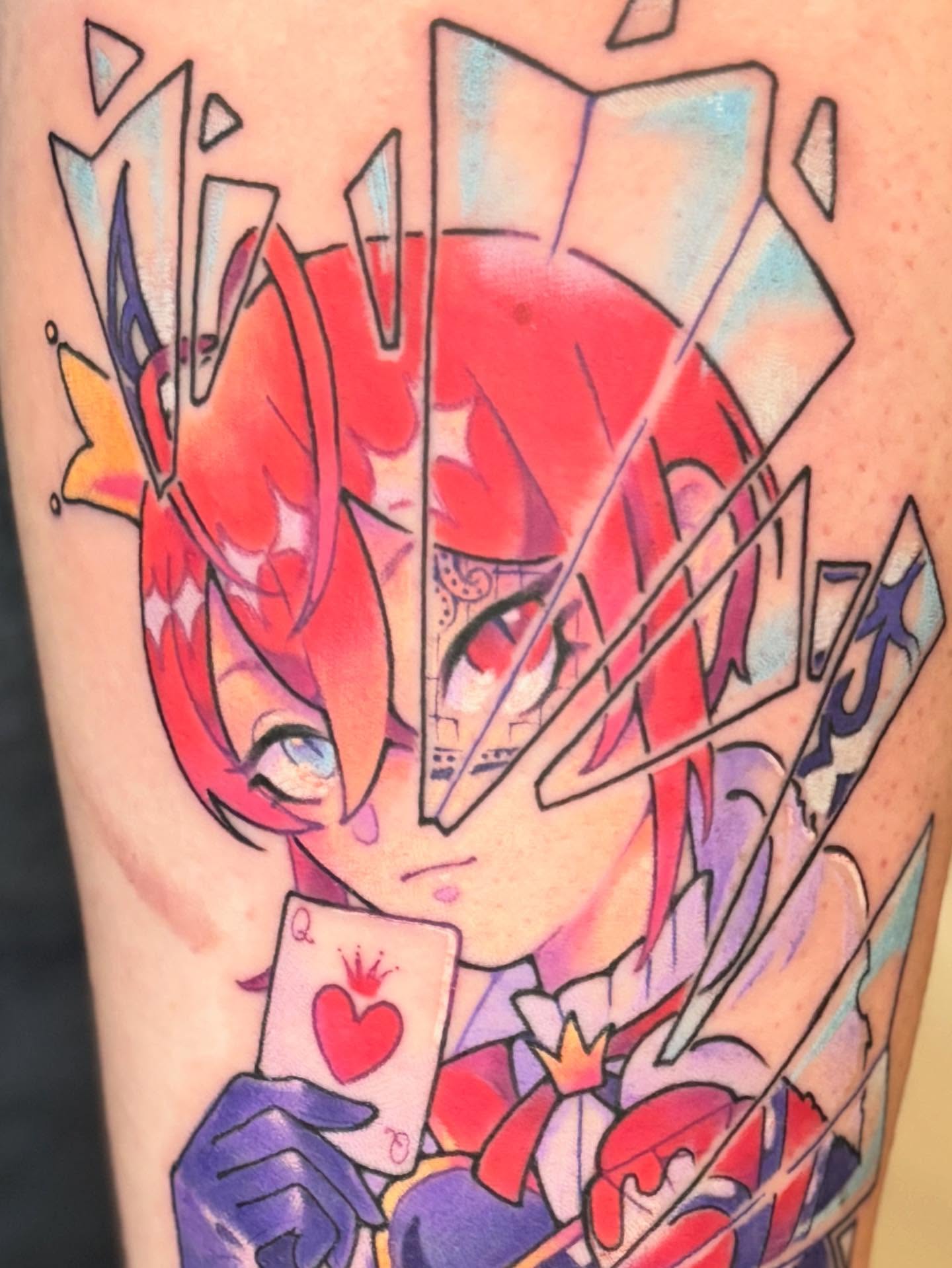 Tattoo by @voidheart.tattoo — anime