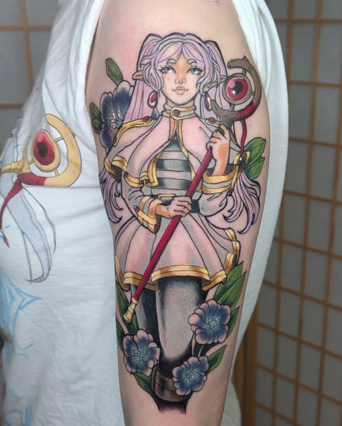 Tattoo by @capriotticreations โ anime, illustrative