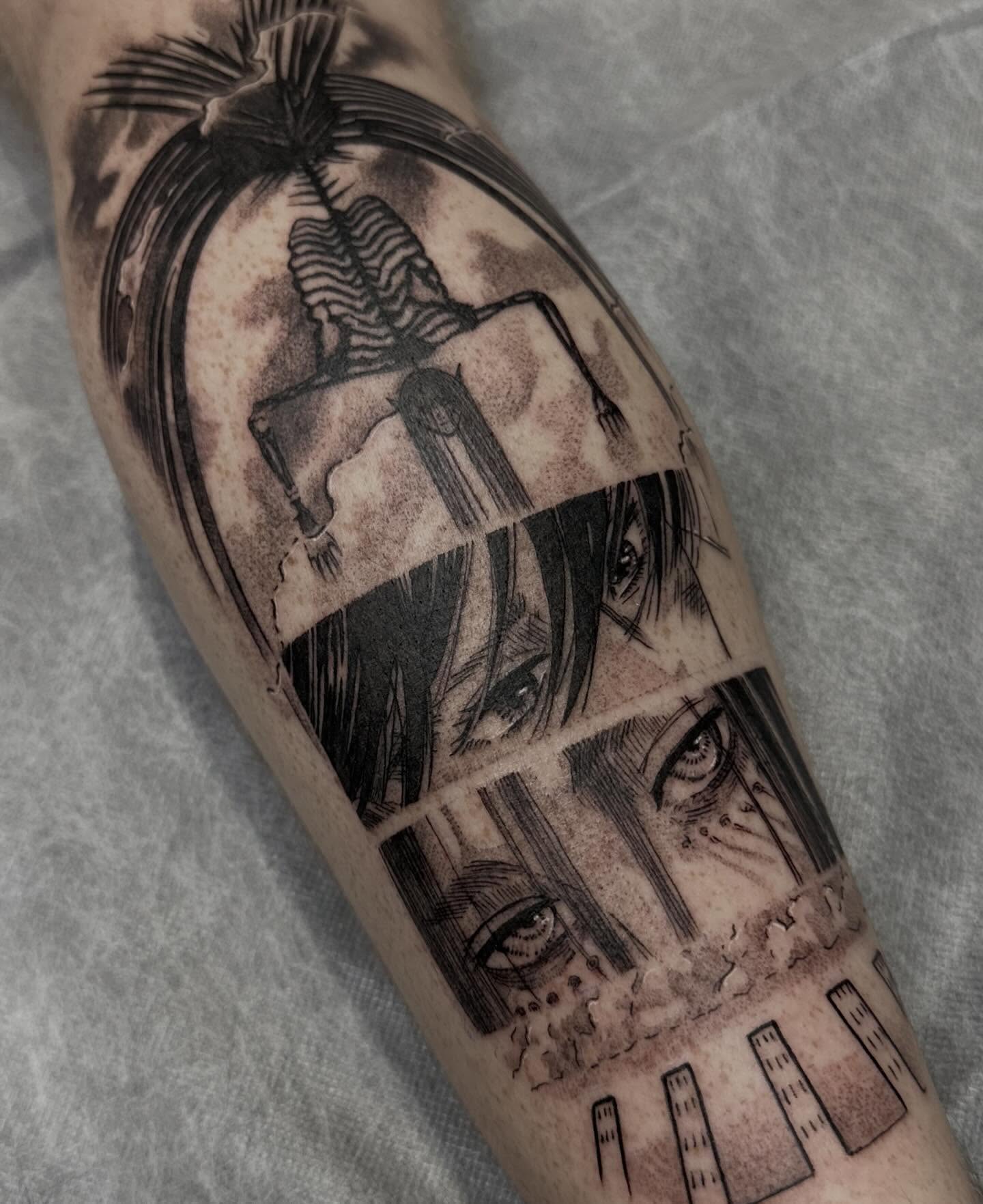 Tattoo by @kkimnida — anime, realism
