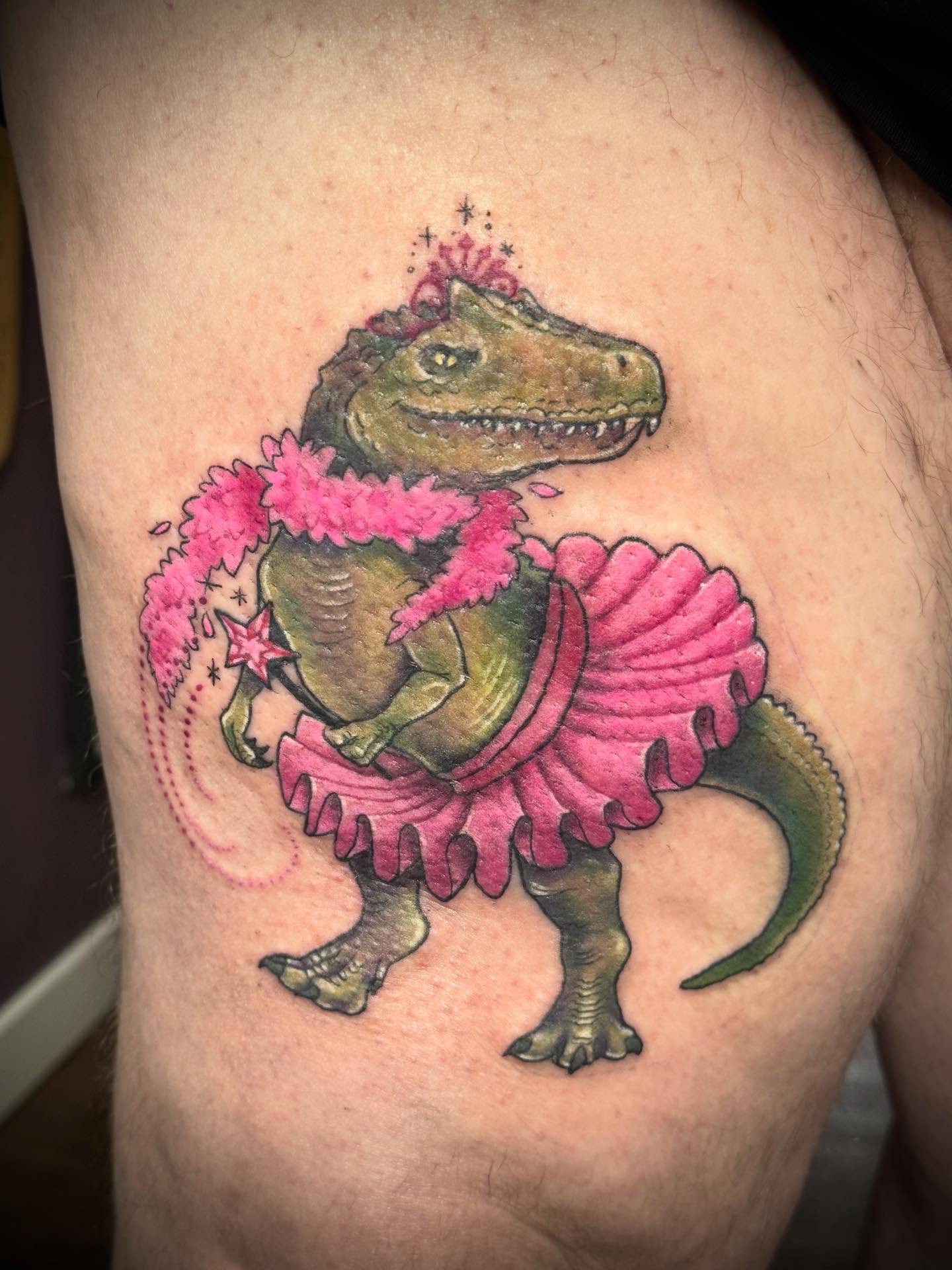 Tattoo by @beesnestqueenbee — new_school, illustrative