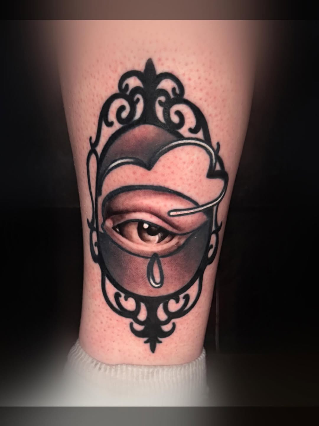 Tattoo by @damnros — realism, black_and_grey