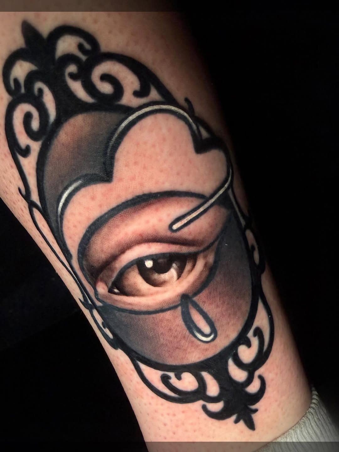 Tattoo by @damnros — realism, black_and_grey