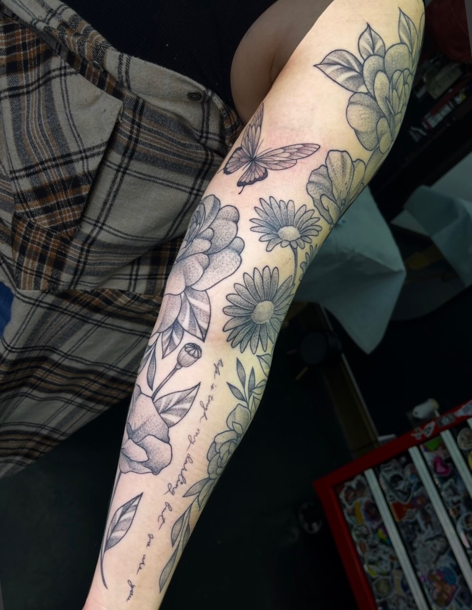 Tattoo by @k.inx_ — dotwork, black_and_grey